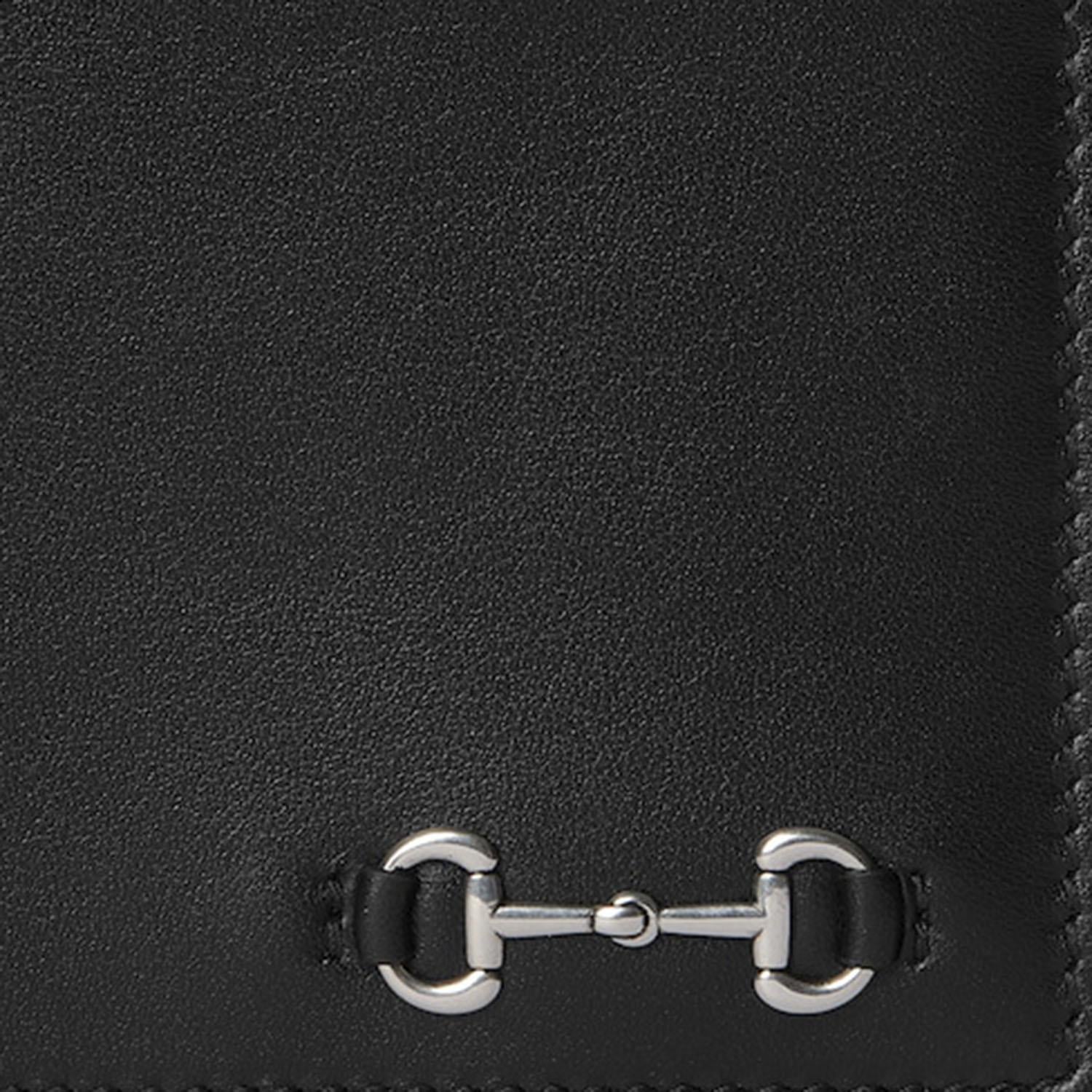 PORTAFOGLIO BI-FOLD CON MORSETTO 846950 AAFP11000 GUCCI