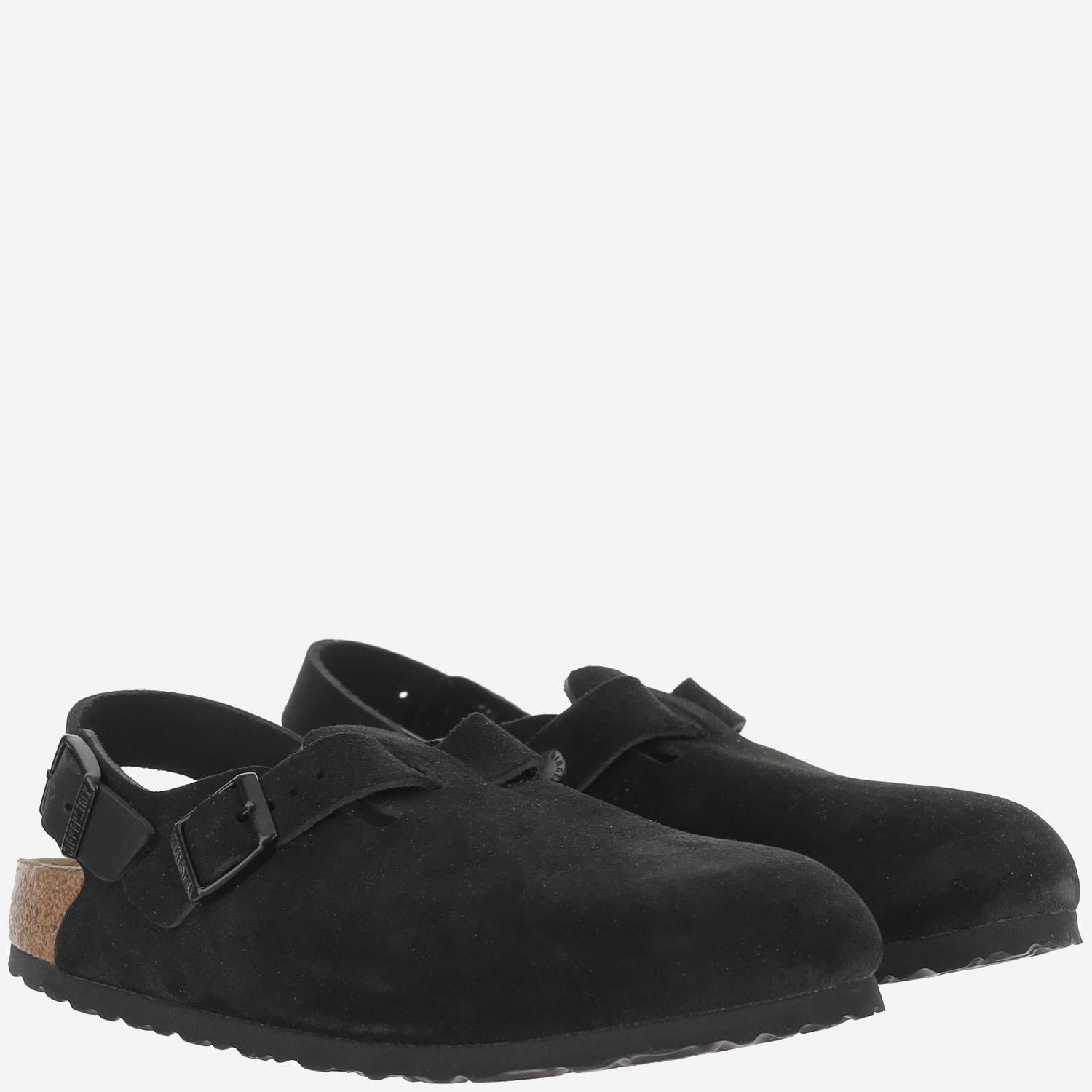 SABOT TOKIO IN PELLE SCAMOSCIATA 1028348 BLACK BIRKENSTOCK