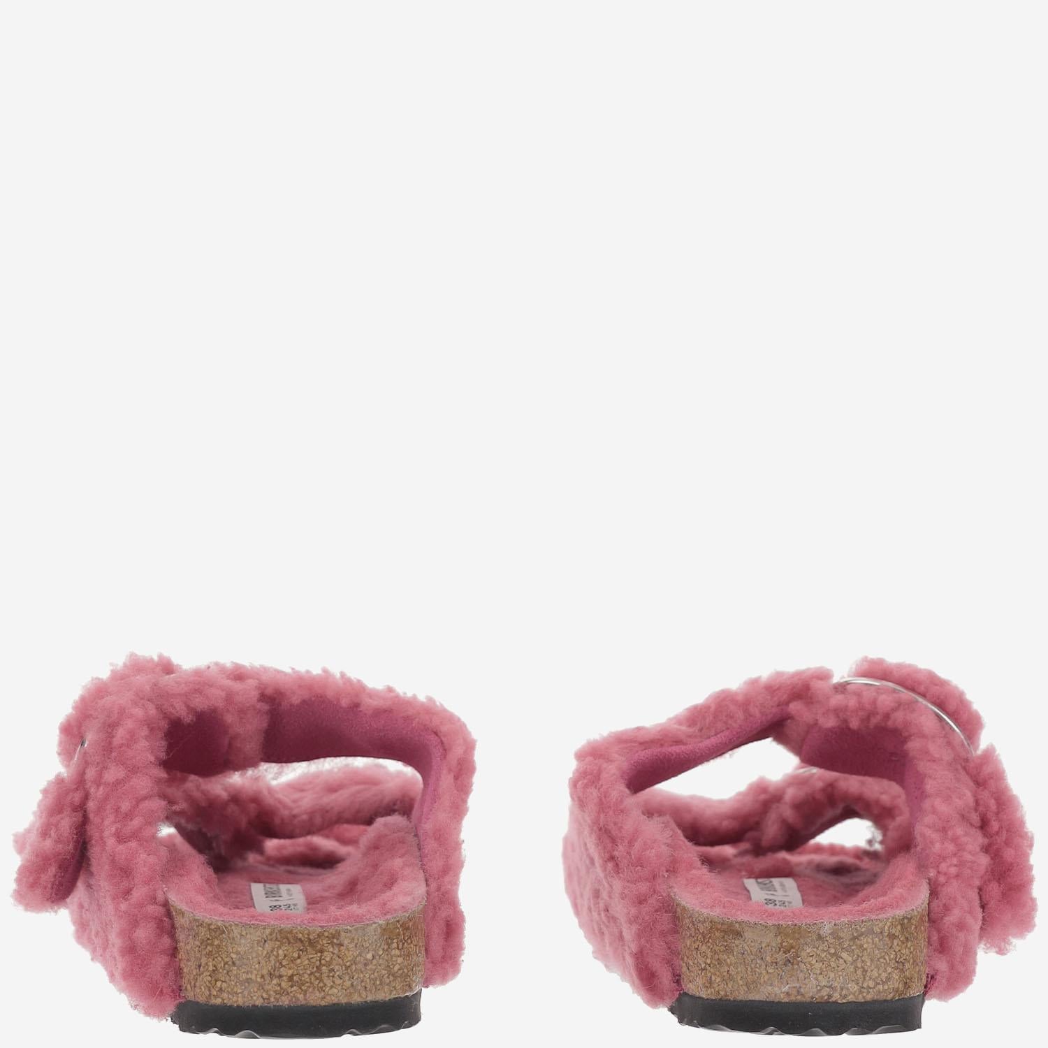 SANDALI ARIZONA BIG BUCKLE TEDDY RIVET 1025562 FUCHSIATULIP BIRKENSTOCK