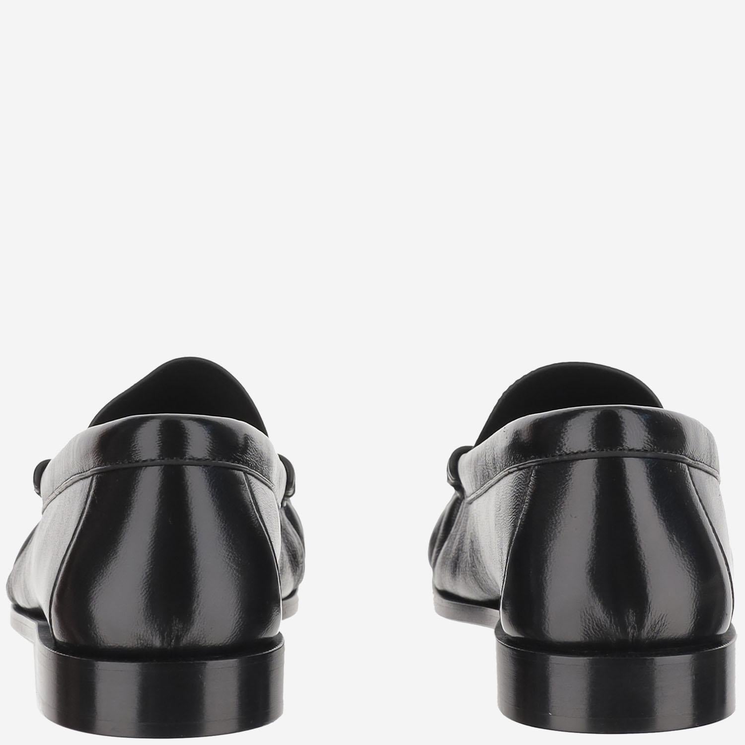 MOCASSINI LE LOAFER MORBIDI IN PELLE LUCIDA 775867 AA00K1000 SAINT LAURENT