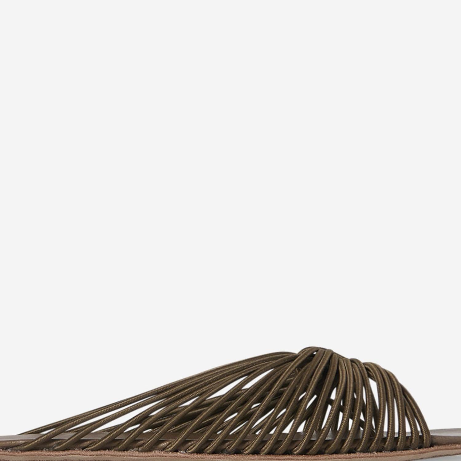 SANDALI SARA CON ELASTICO E PELLE F1617W180 MUD THE ROW