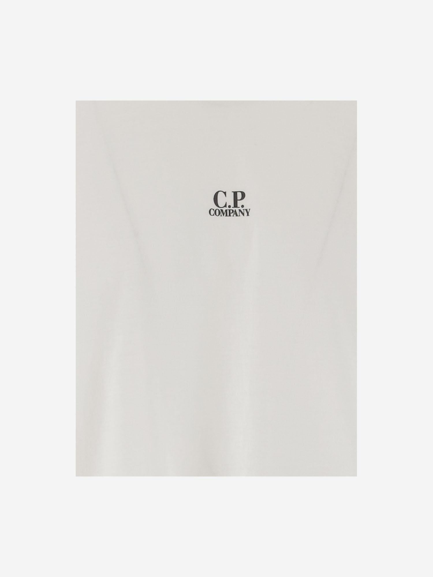 T-SHIRT IN COTONE CON LOGO 18CMTS088A006374G 103 CP COMPANY