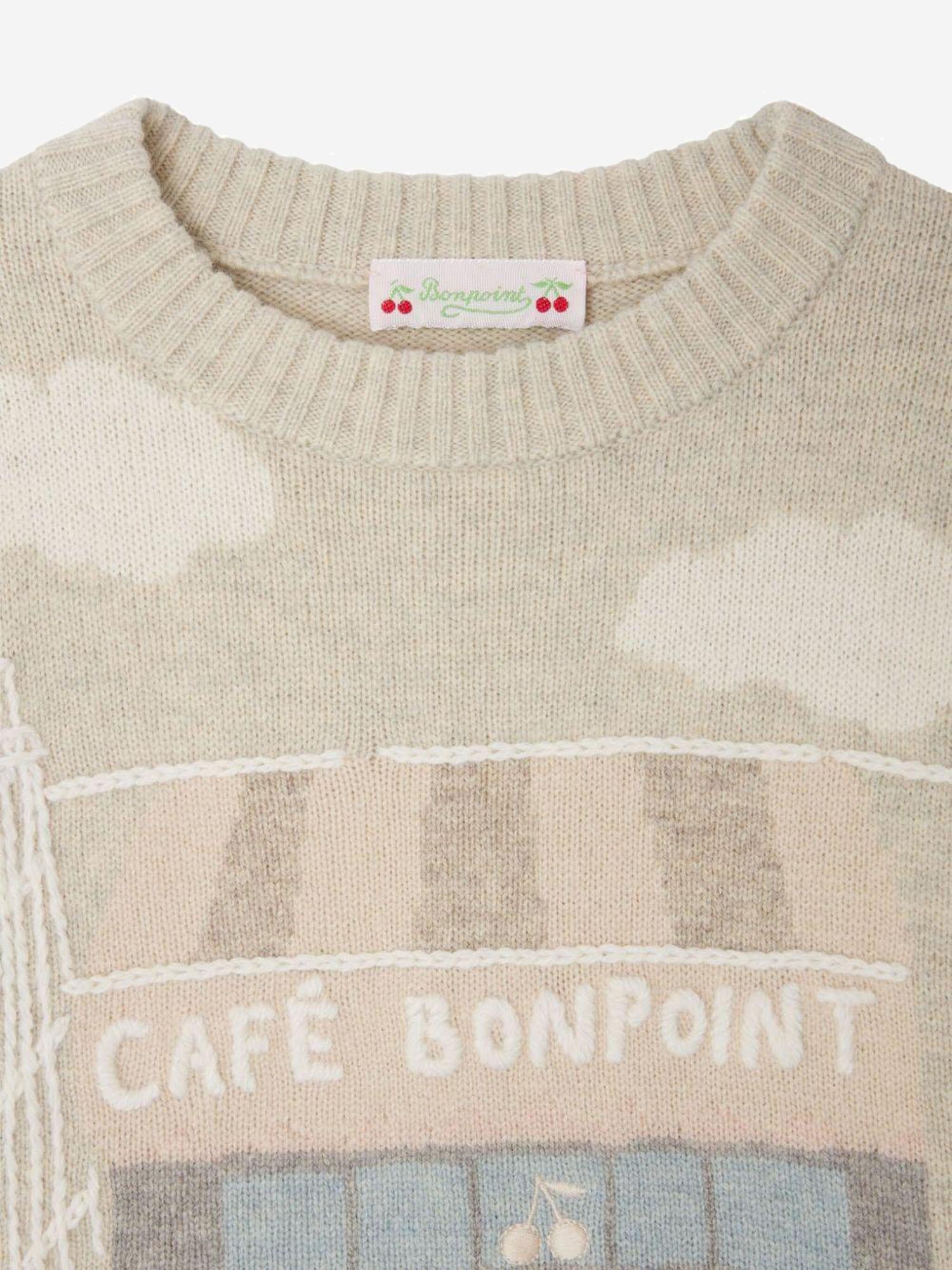 MAGLIONE JODORA IN LANA<BR/> W05GJUK00030 992 BONPOINT KIDS