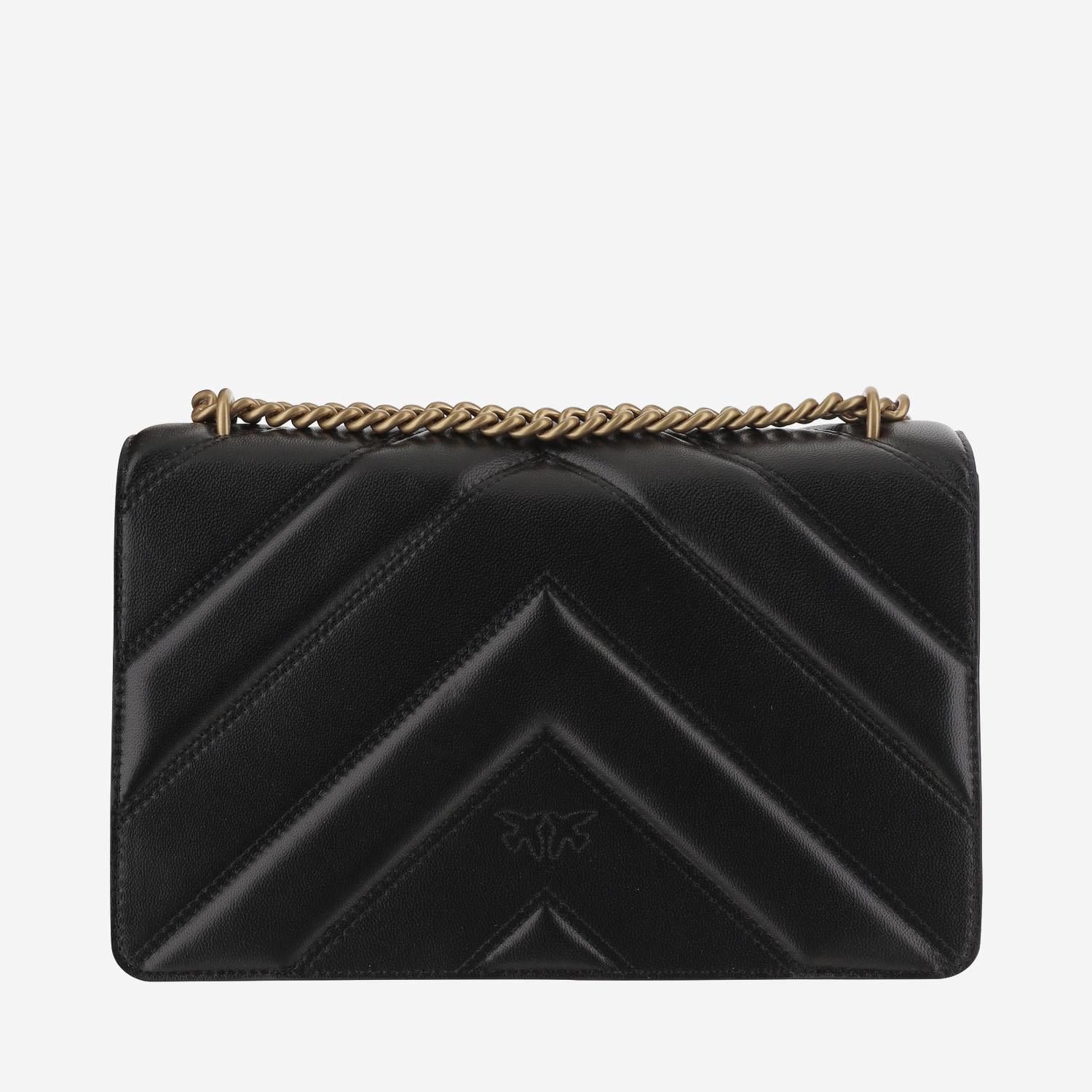 BORSA A SPALLA LOVE ONE IN PELLE 104549 A26ZZ99Q PINKO