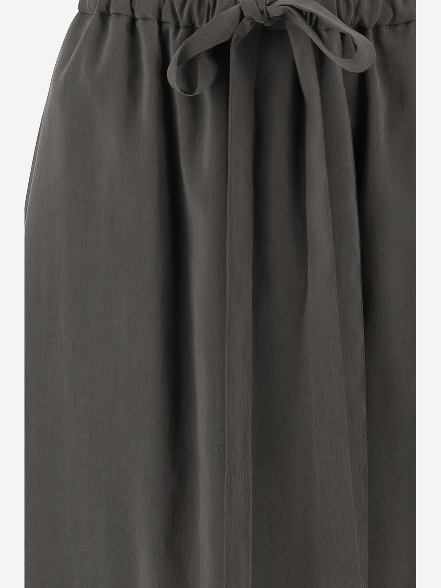 GONNA LUNGA IN ORGANZA DI SETA GW001096 TE13824U8119 GIORGIO ARMANI
