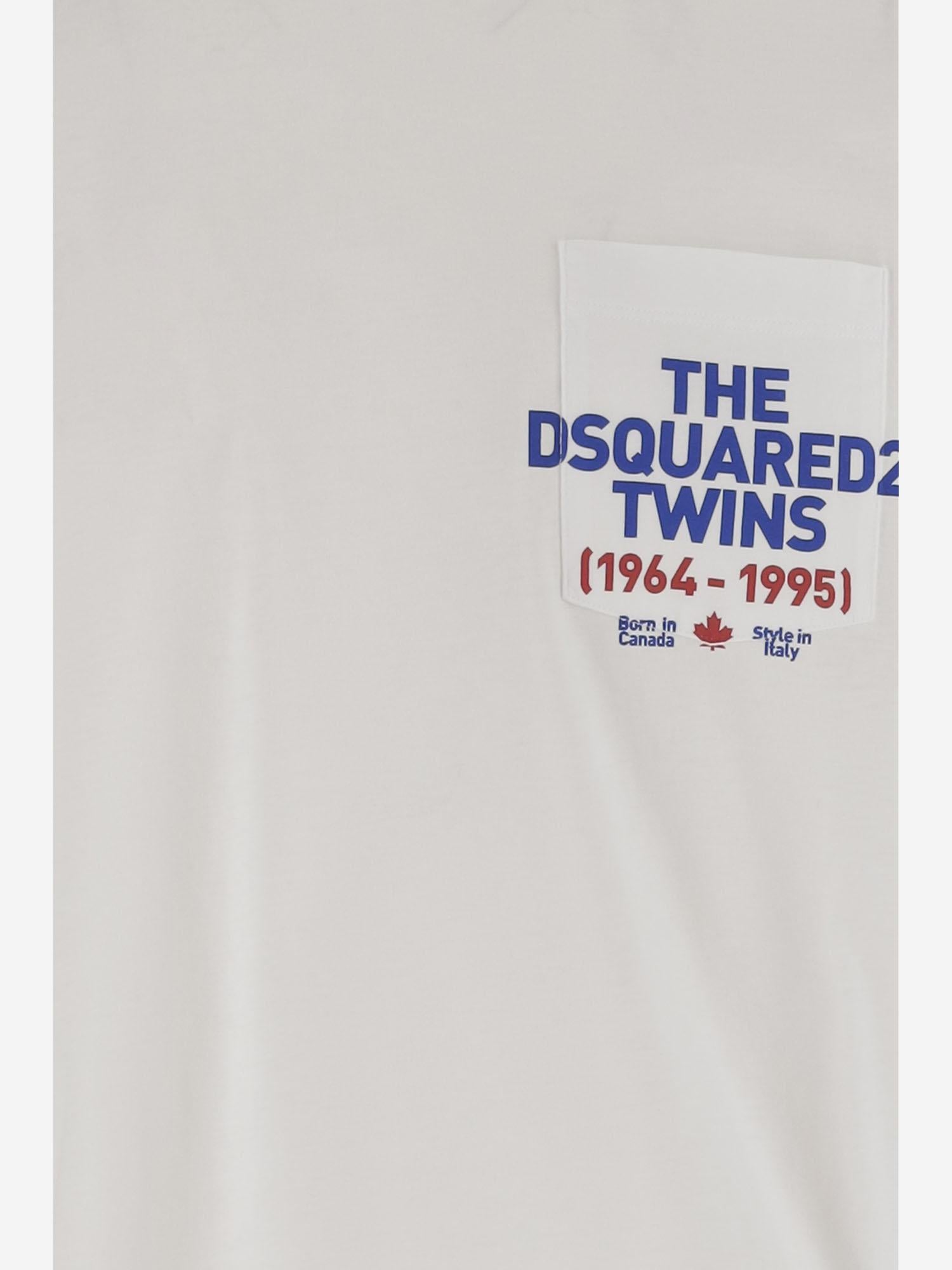 T-SHIRT IN COTONE CON LOGO S74GD1407 S23009100 DSQUARED2
