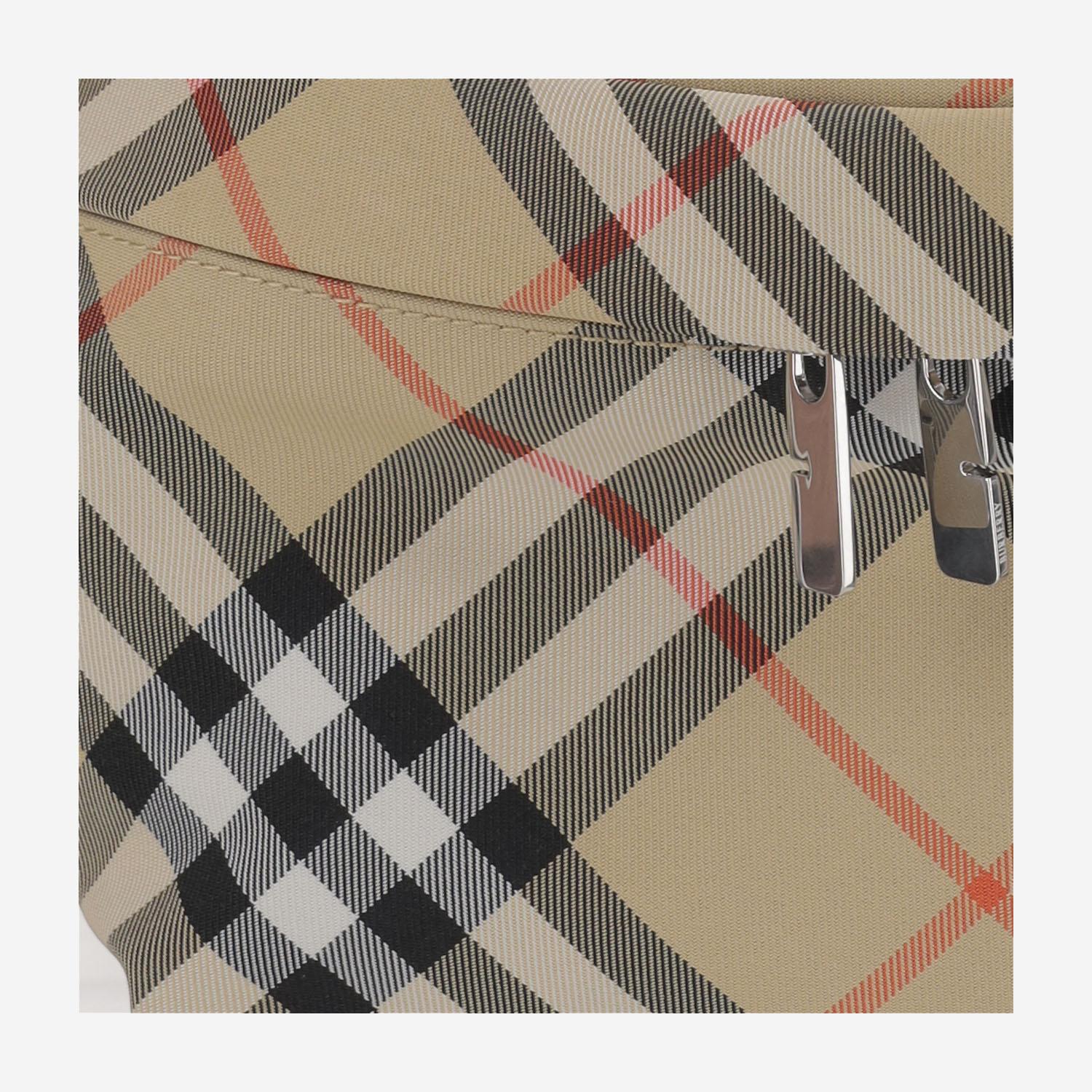 MARSUPIO CON MOTIVO CHECK 8091780 SAND BURBERRY