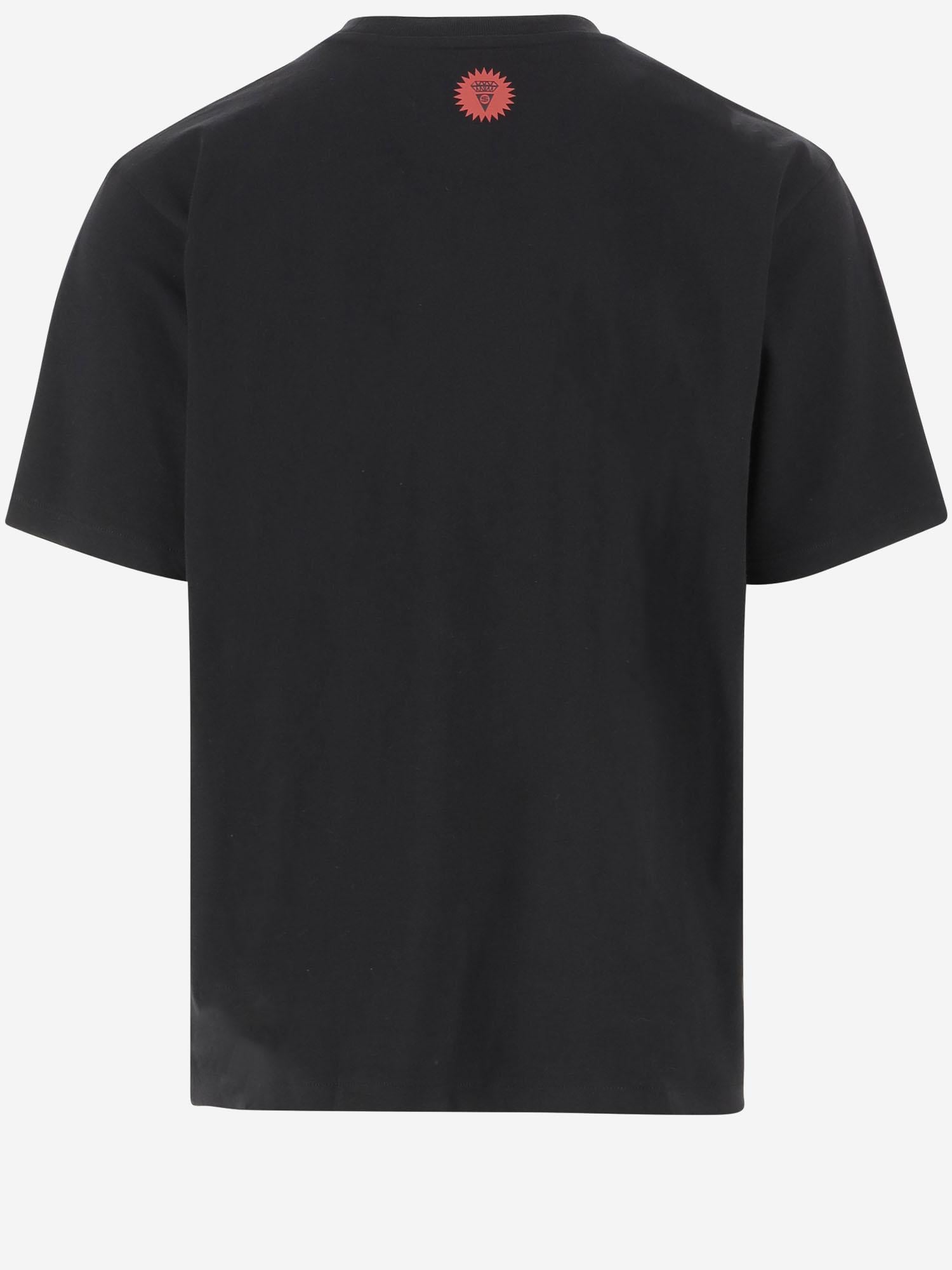 T-SHIRT IN COTONE CON LOGO IC25349 BLACK ICECREAM
