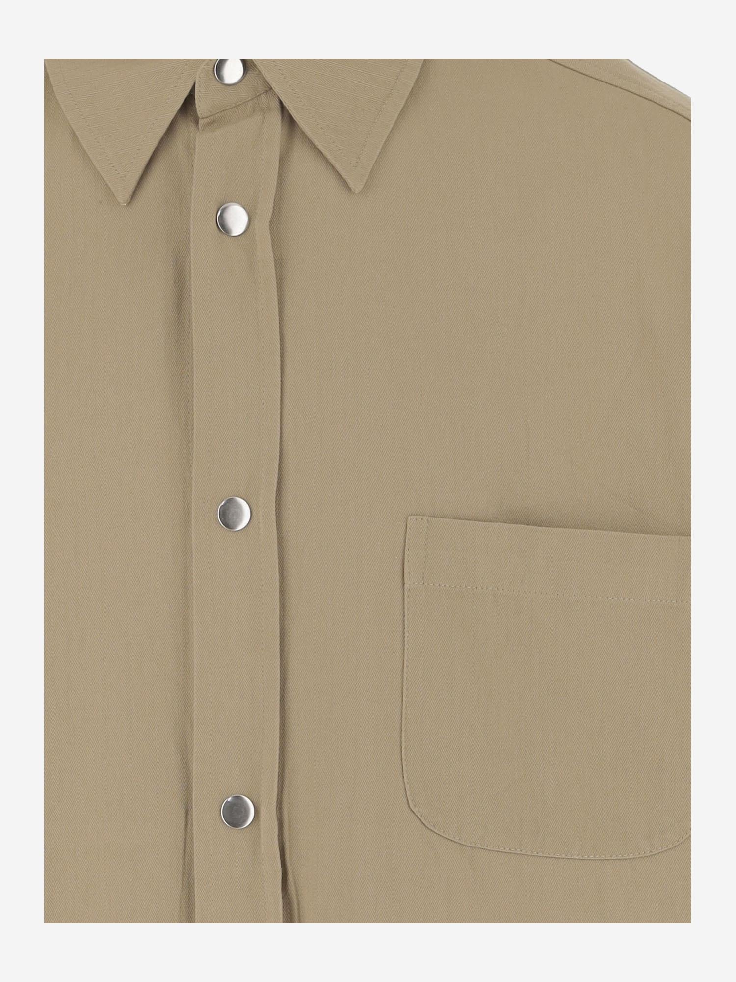 CAMICIA IN COTONE CON LOGO OJPXC7CT COTTONSAND AUTRY