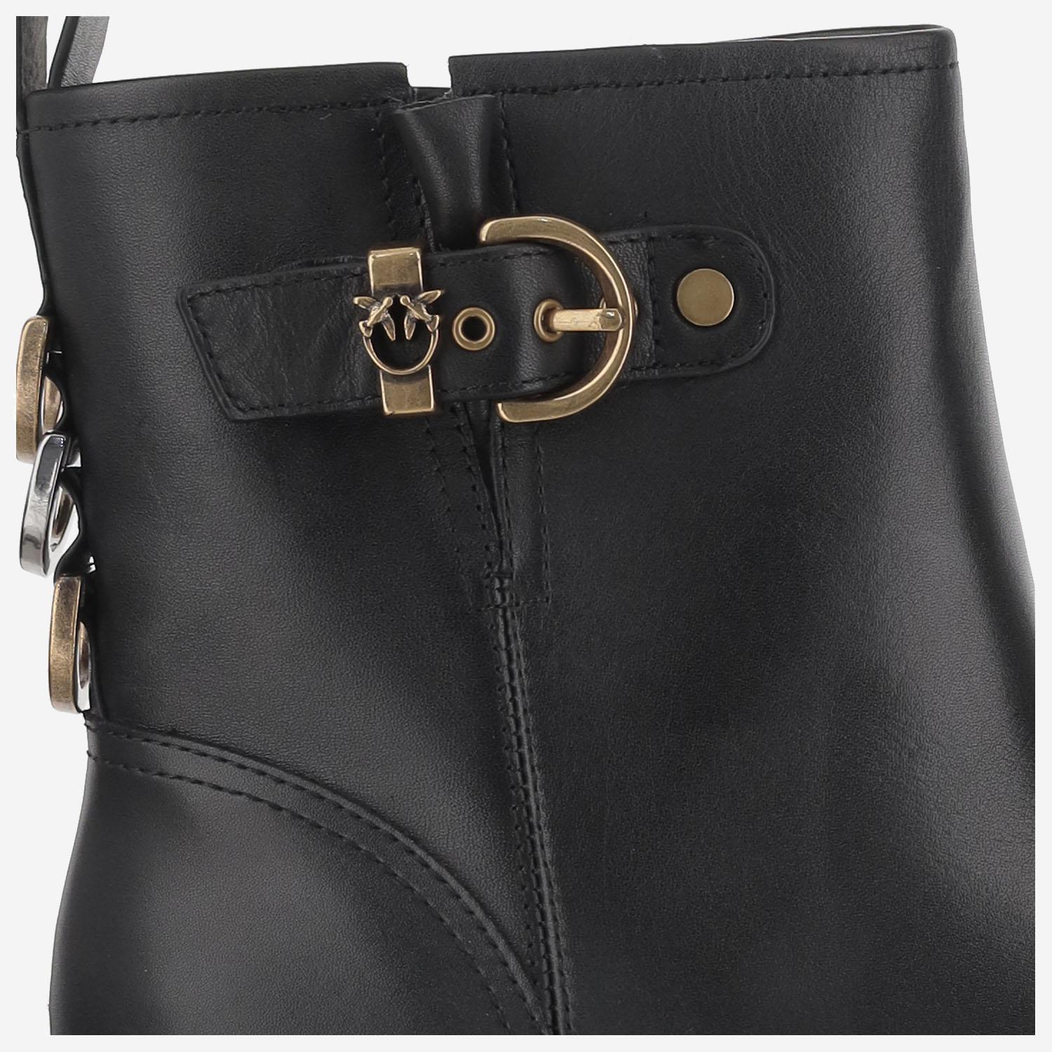STIVALETTI MIA 21 IN PELLE SD0409 P001Z99 PINKO