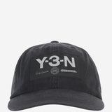 CAPPELLO DA BASEBALL IN COTONE CON LOGO KA0609 BLACK ADIDAS Y3 X NBDH X DAINESE