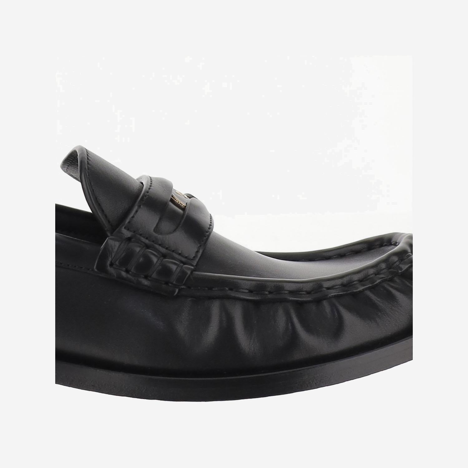 MOCASSINI CADET IN PELLE 8111868 BLACK BURBERRY