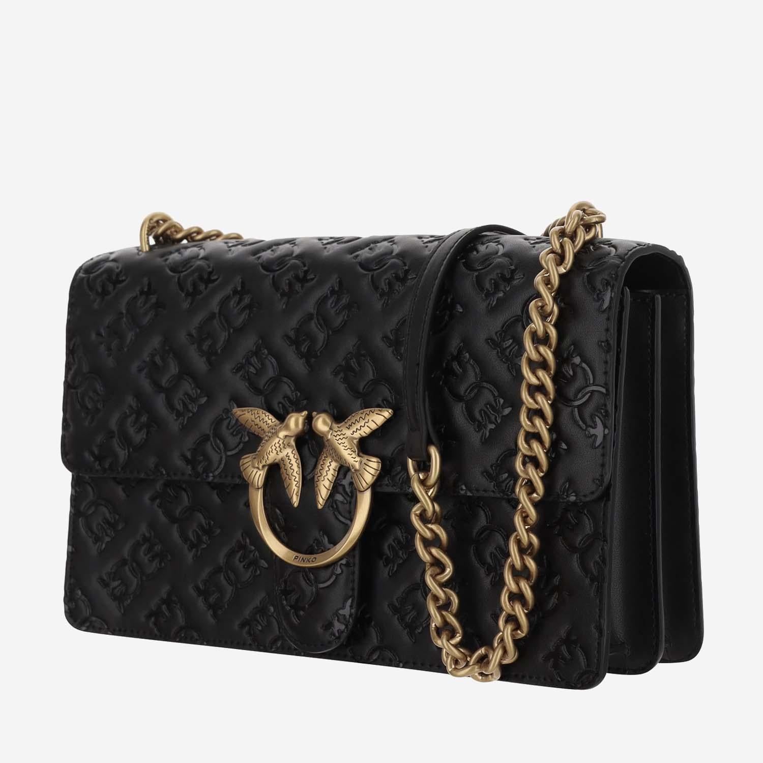 BORSA LOVE BAG IN PELLE 100941 A1YBZ99Q PINKO