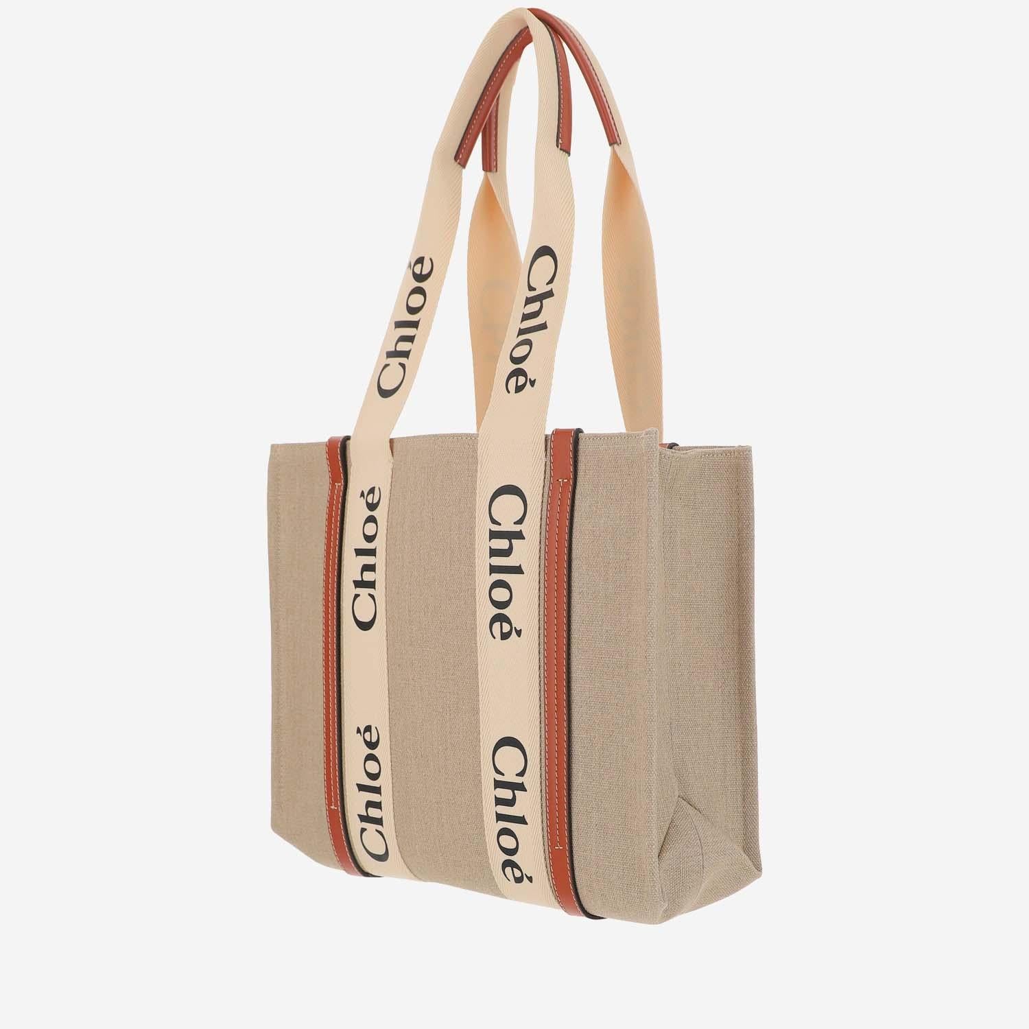 BORSA TOTE MEDIA WOODY CHC22AS383I26 90U CHLOE