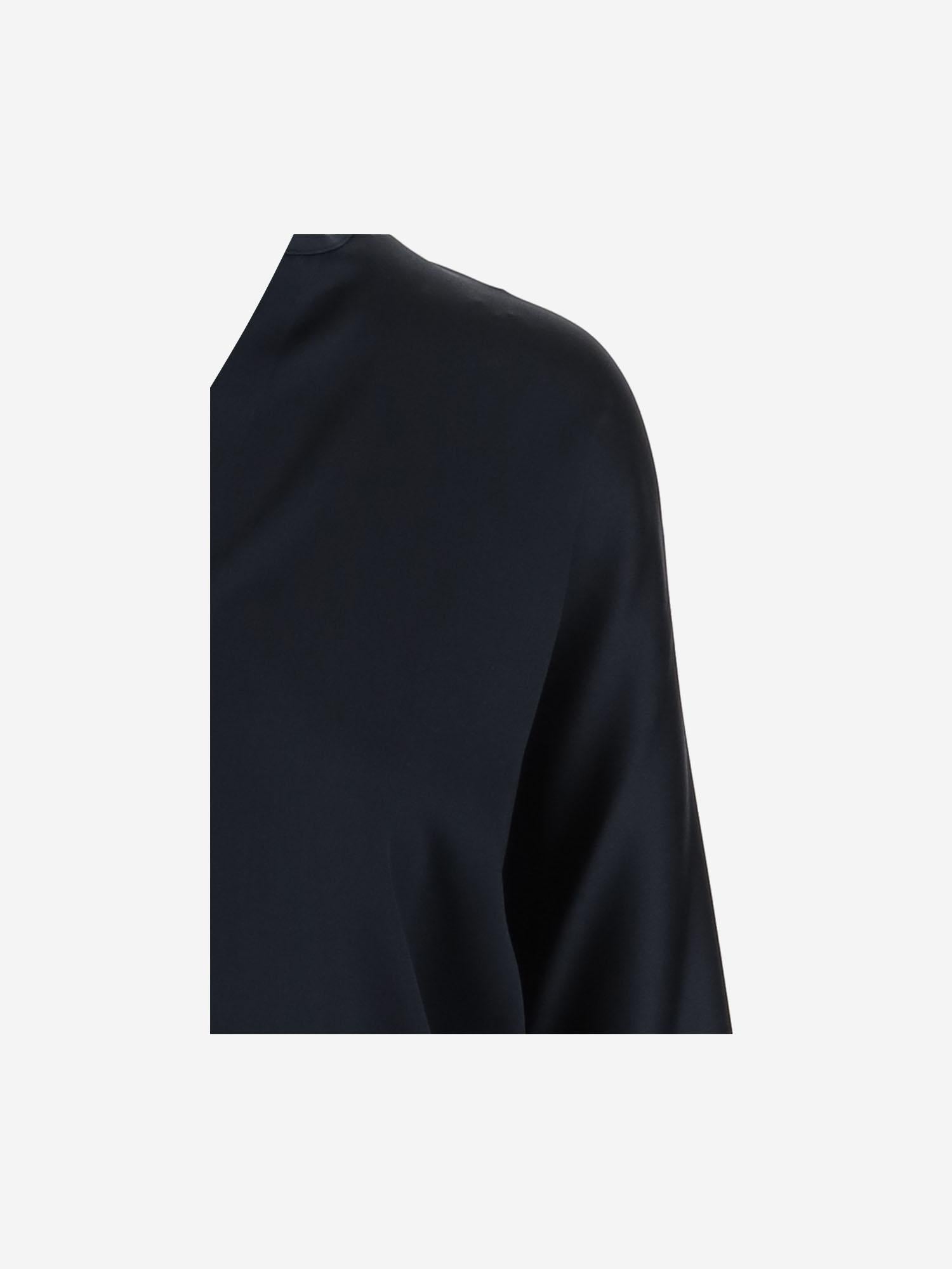 Blusa in raso di seta VR84511926 403CBL VINCE