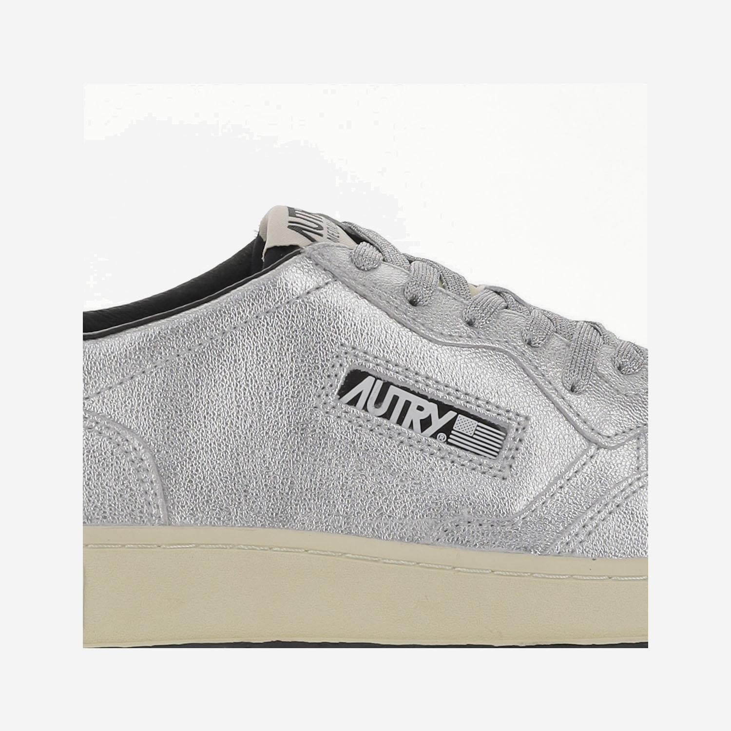 SNEAKERS LOW MEDALIST AULMPA04 SILVERBLK AUTRY