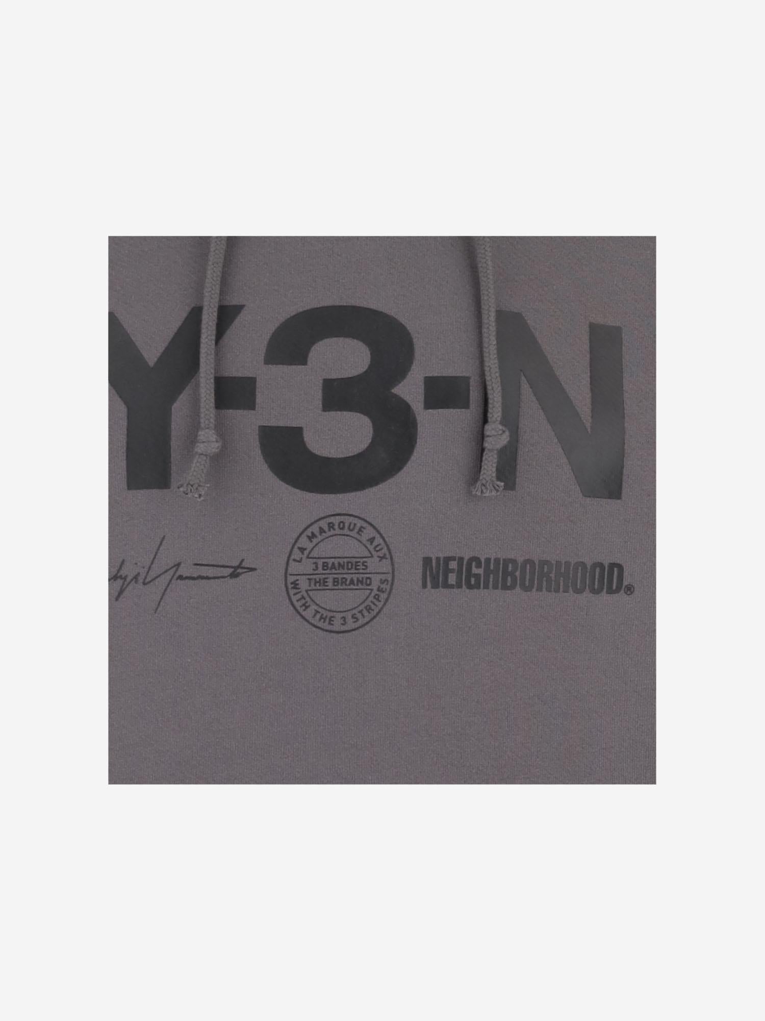FELPA ADIDAS Y-3 X NEIGHBORHOOD X DAINESE IN COTONE JX7462 GRANIT ADIDAS Y3 X NBDH X DAINESE