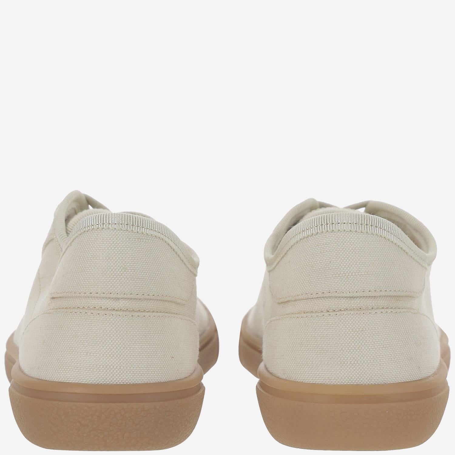 Sneaker in Tela di Viscosa e Lino F1611SPC SAT THE ROW