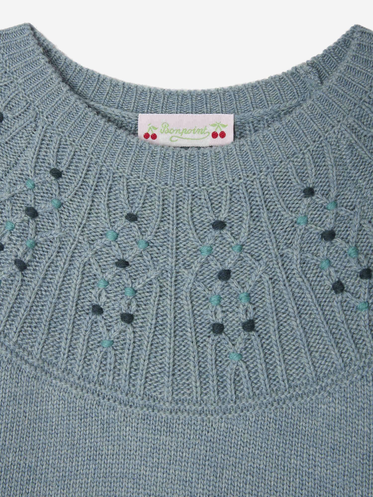 MAGLIONE GENIÈVRE IN MISTO VISCOSA W05GJUK00016 143 BONPOINT KIDS