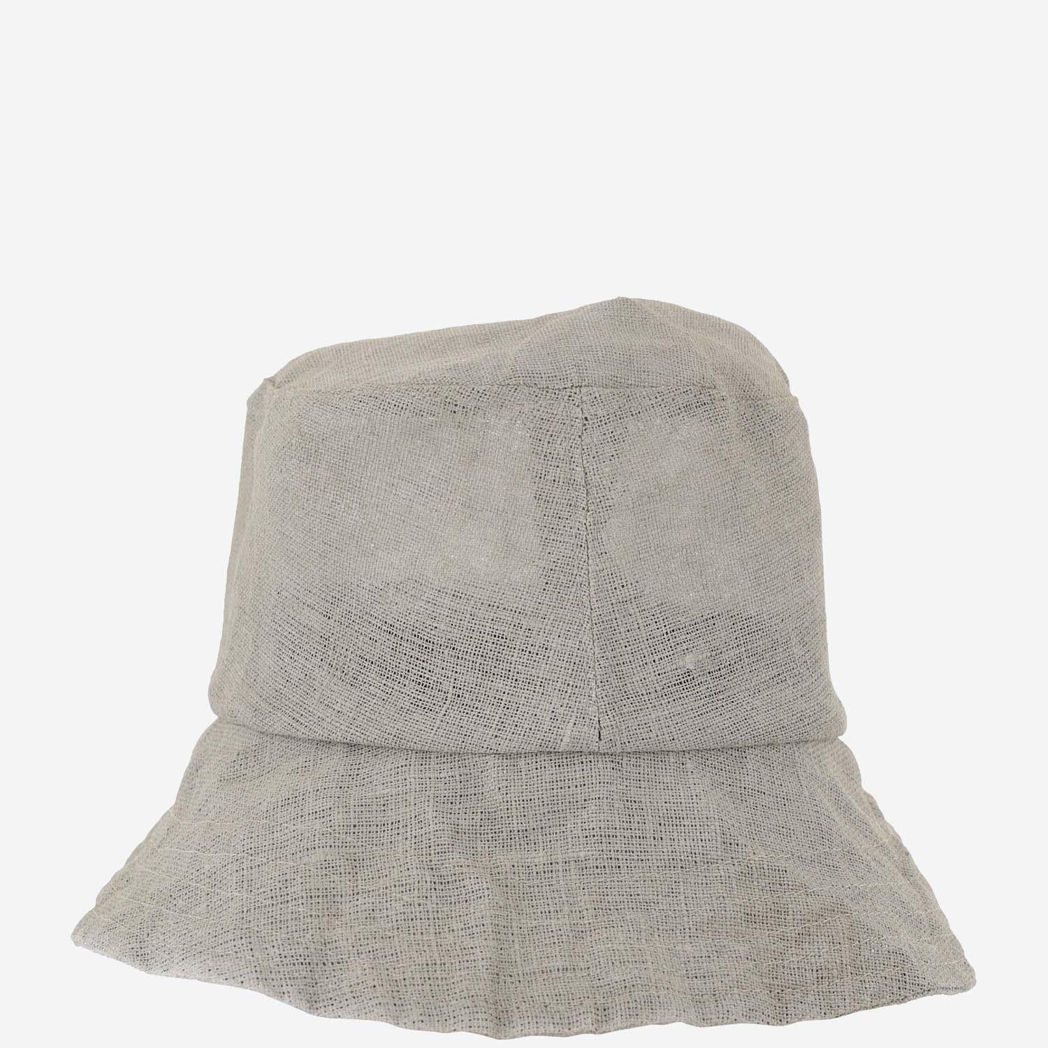 CAPPELLO BUCKET IN LINO CONTAS GREEN WHITE REINHARD PLANK