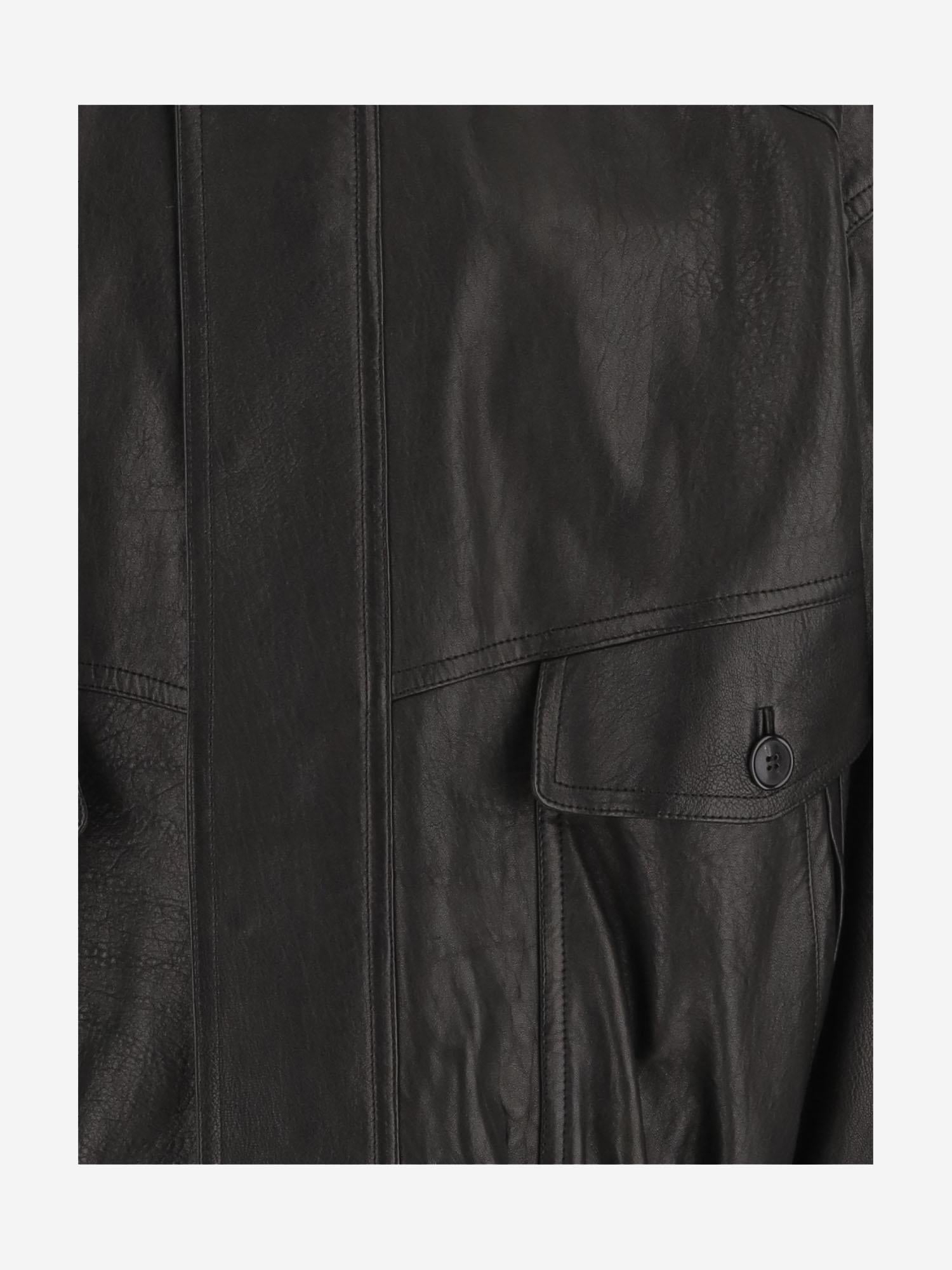GIACCA BOMBER IN PELLE DI AGNELLO 843656 YCNF21000 SAINT LAURENT