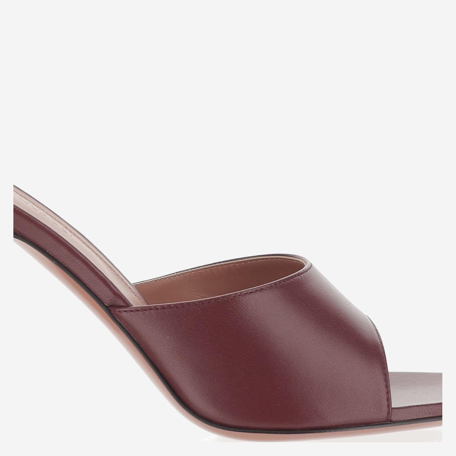 SANDALI Lupita IN PELLE LUPITASLIPPER WINE AMINA MUADDI