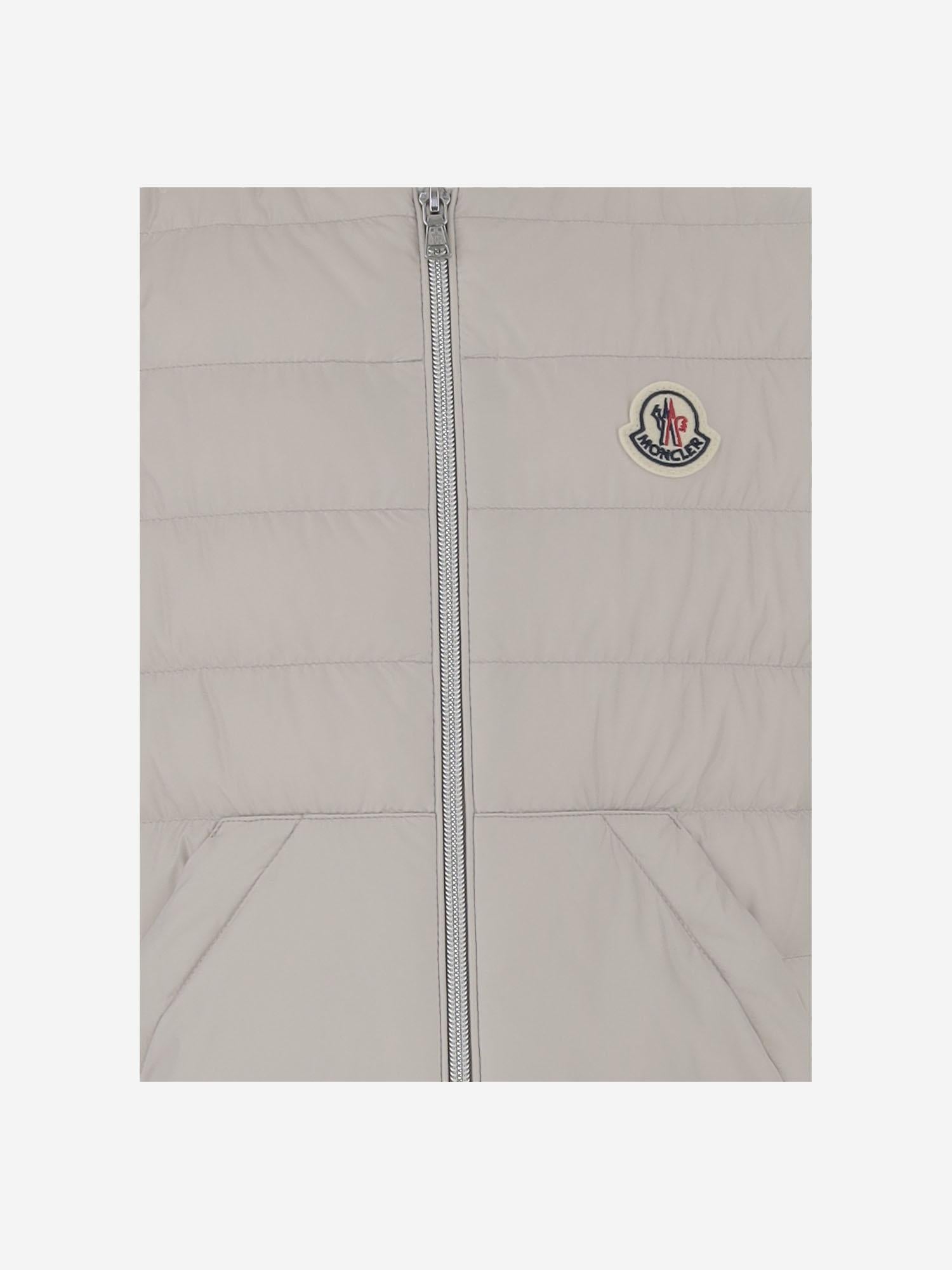 GILET CON LOGO IN NYLON 1A00068597X2 215 MONCLER ENFANTS