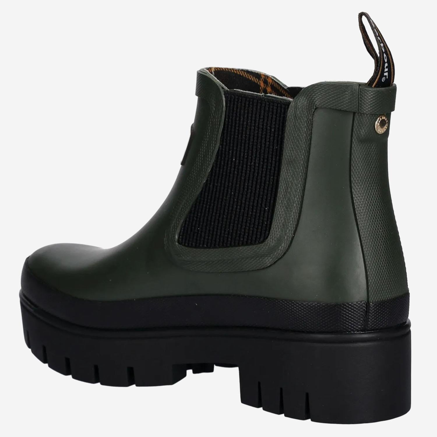 STIVALETTI HALTON IN GOMMA LRF0100 OL12 BARBOUR