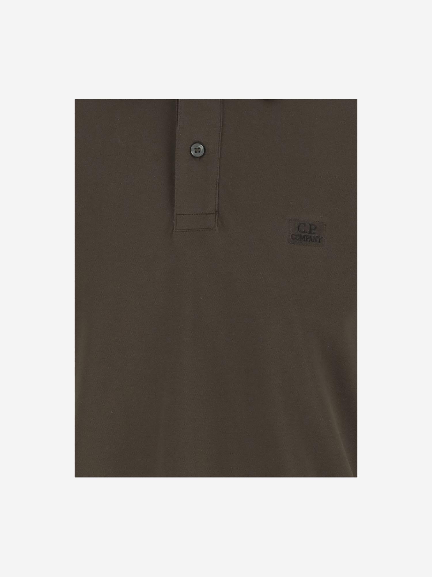 POLO IN COTONE STRETCH CON LOGO 18CMPL097A005263W 683 CP COMPANY
