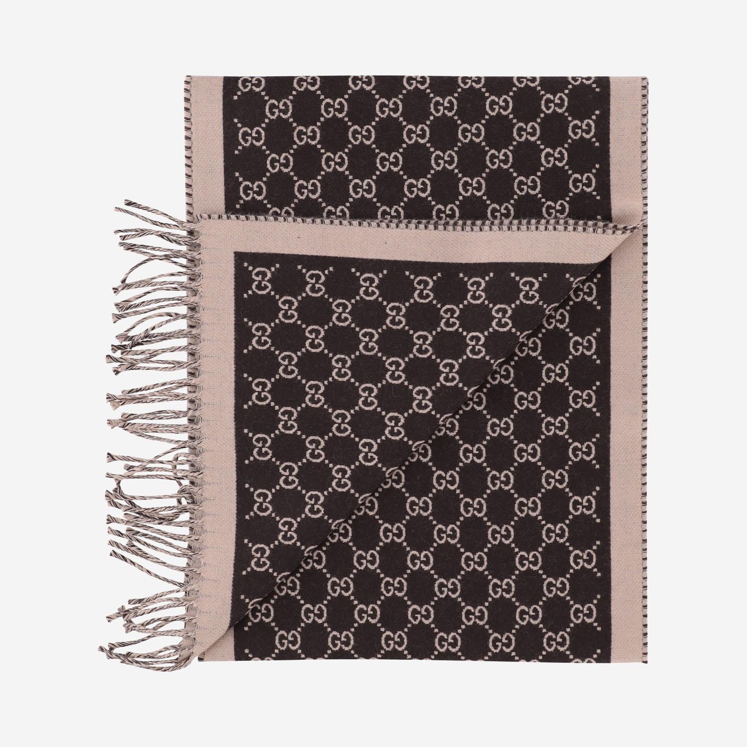 Sciarpa in jacquard di lana GG 835534 3G2002172 GUCCI