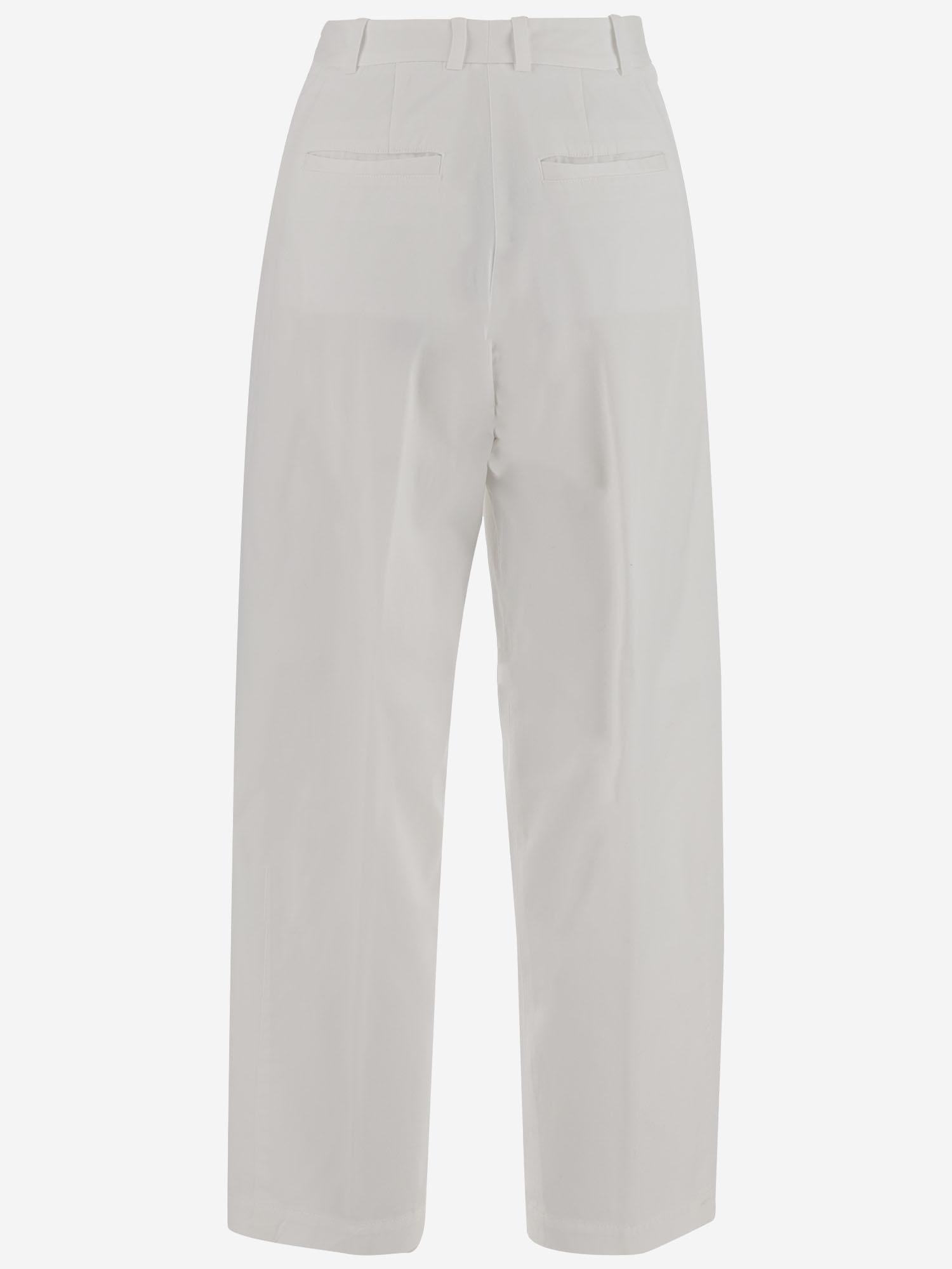 PANTALONI IN COTONE STRETCH SANDRA D 8814 QL2