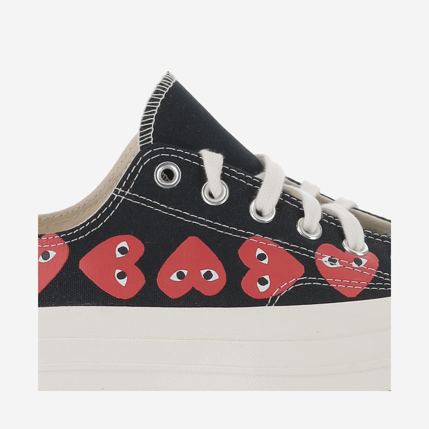 SNEAKERS COMME DES GARÇONS X CONVERSE IN TELA AZK126001 1 COMME DES GARCONS