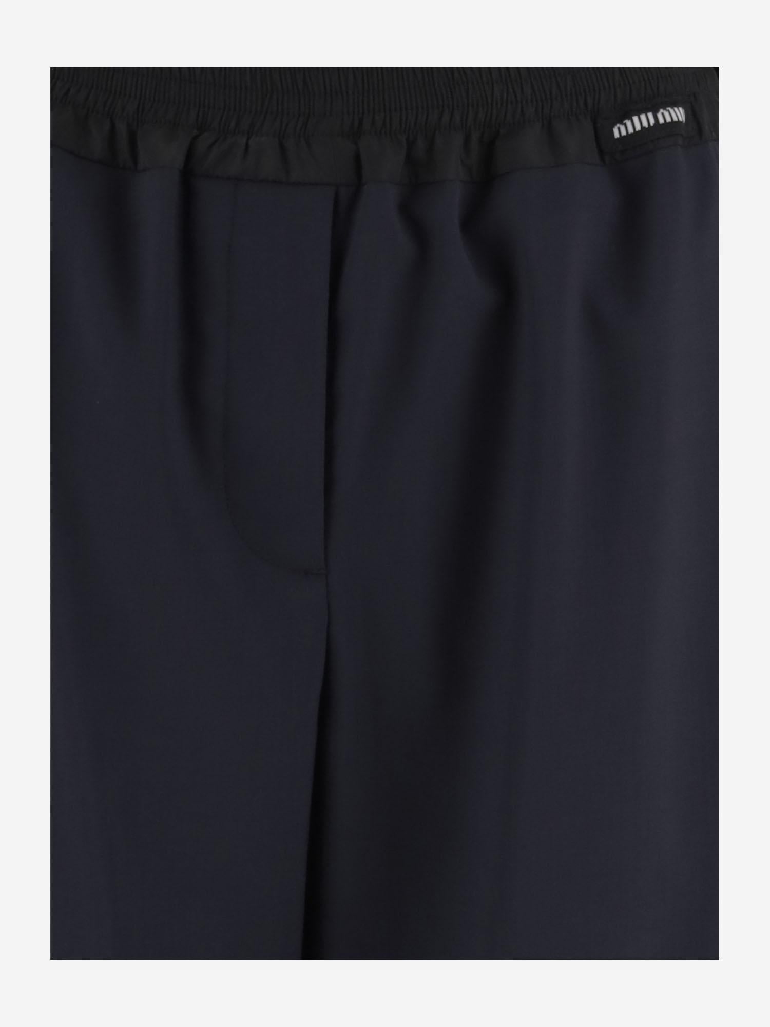 PANTALONI IN LANA MP1927 1XMYF0008 MIU MIU