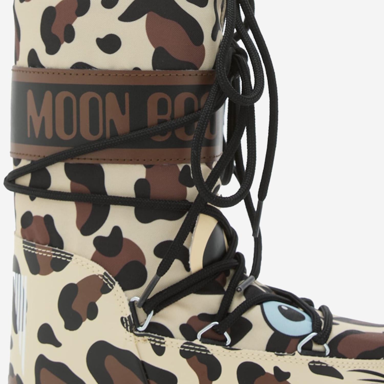 STIVALI ALTI ICON ANIMAL IN NYLON 3400300. V010 MOON BOOT KIDS