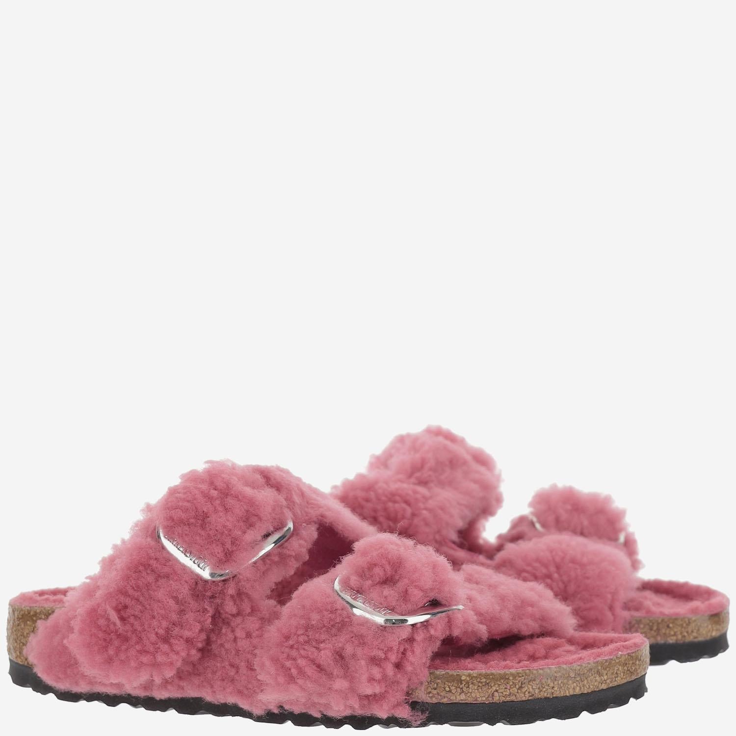 SANDALI ARIZONA BIG BUCKLE TEDDY RIVET 1025562 FUCHSIATULIP BIRKENSTOCK