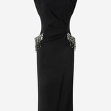 ABITO IN VISOCSA STRETCH CON RICAMO GIOIELLO 105753 A2Q2Z99 PINKO