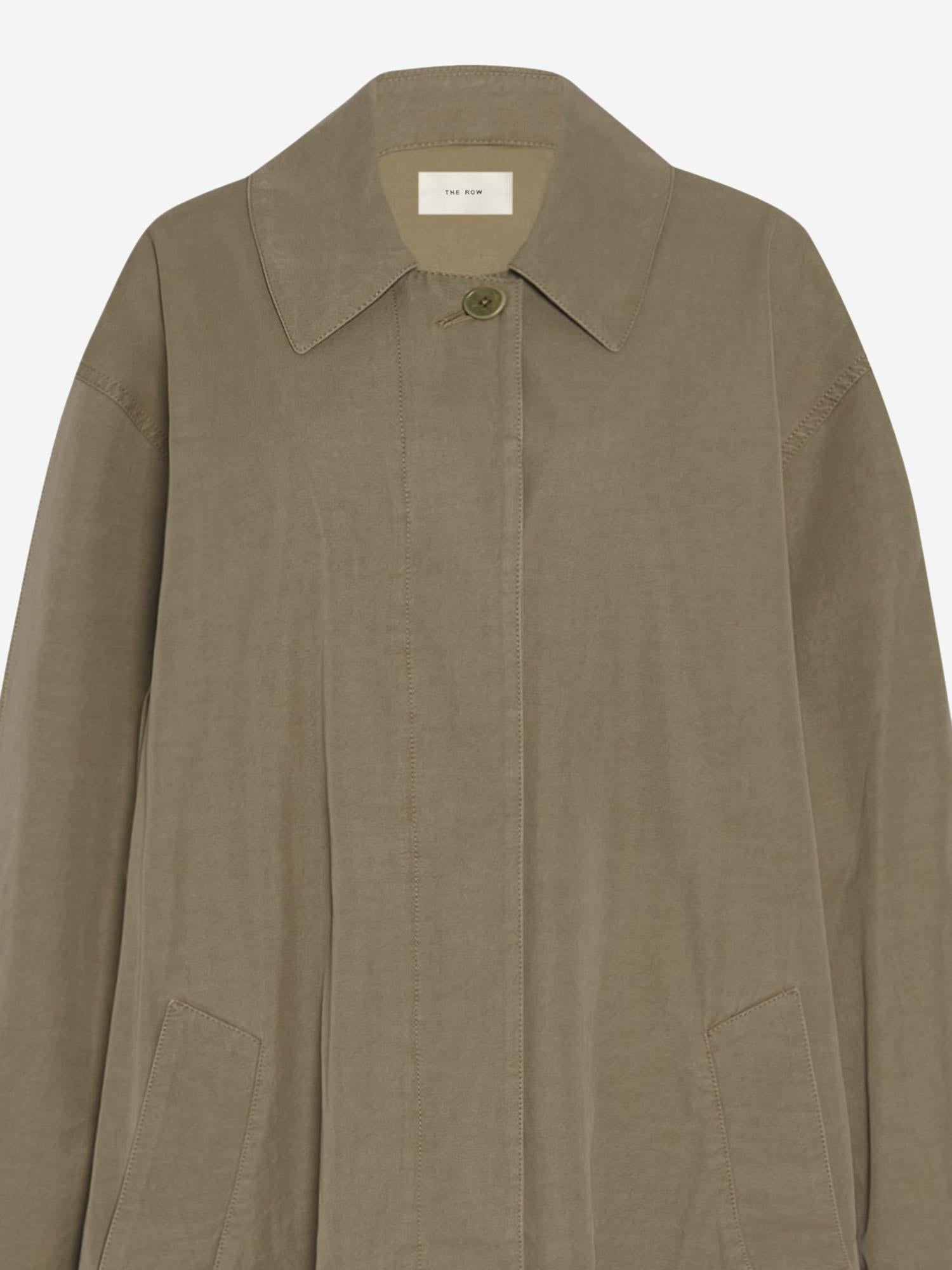 CAPPOTTO ROCCO IN COTONE E CASHMERE 9037W3670 TAU THE ROW