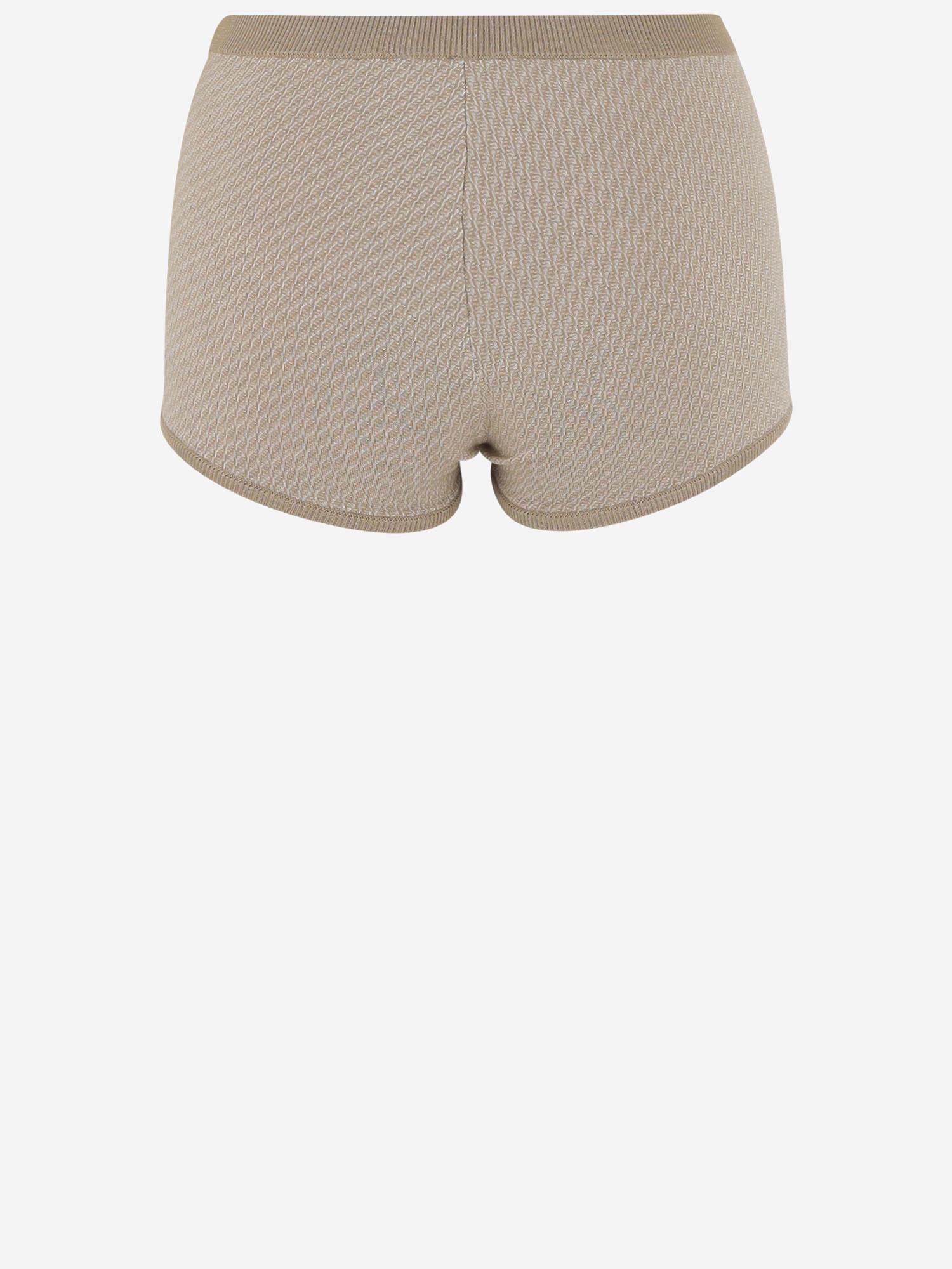SHORTS FF IN SETA E LANA STRETCH FZR810 ATPYF1RX9 FENDI