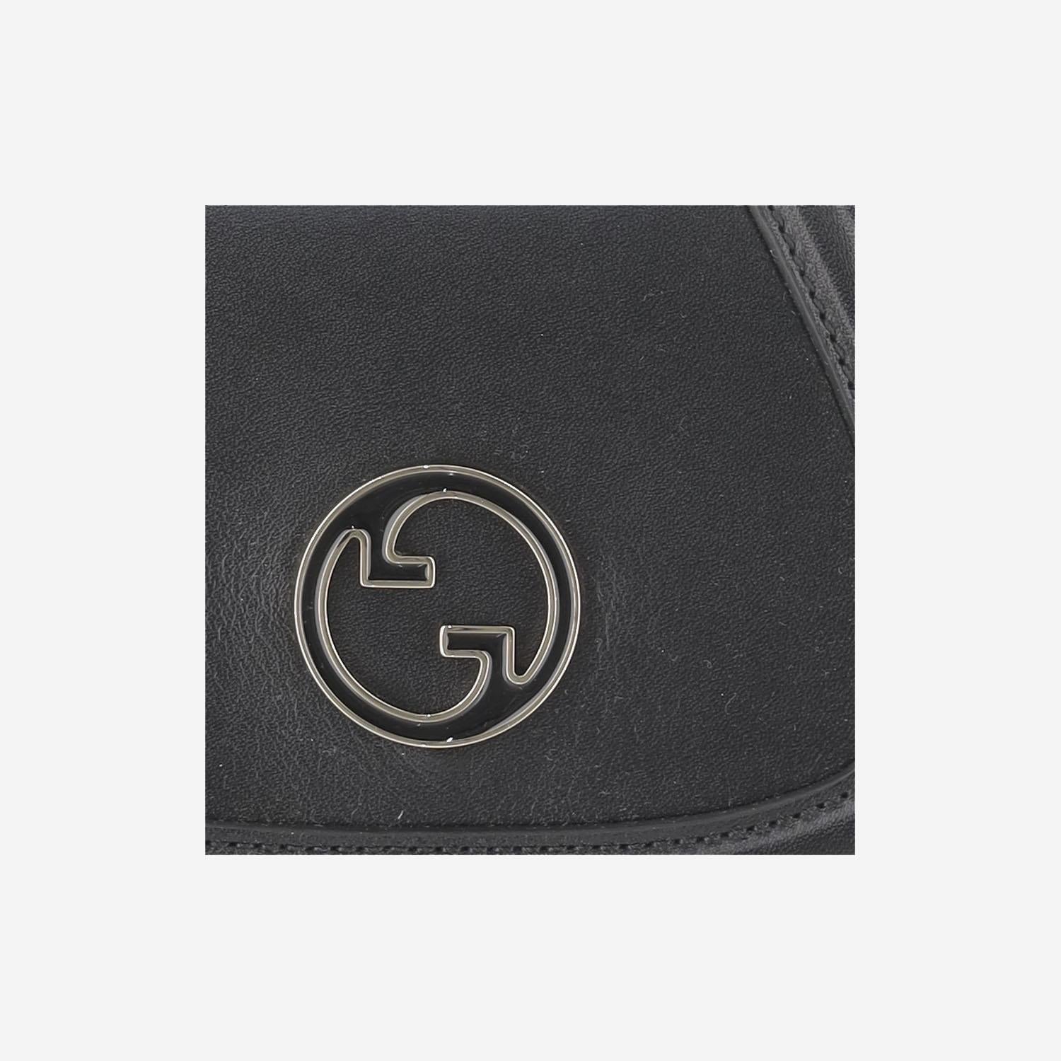 PORTAFOGLIO IN PELLE CON LOGO 818793 AAEEX1000 GUCCI