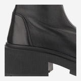 STIVALI IN PELLE LUNEKBFLAT SRNBLACK JIMMY CHOO