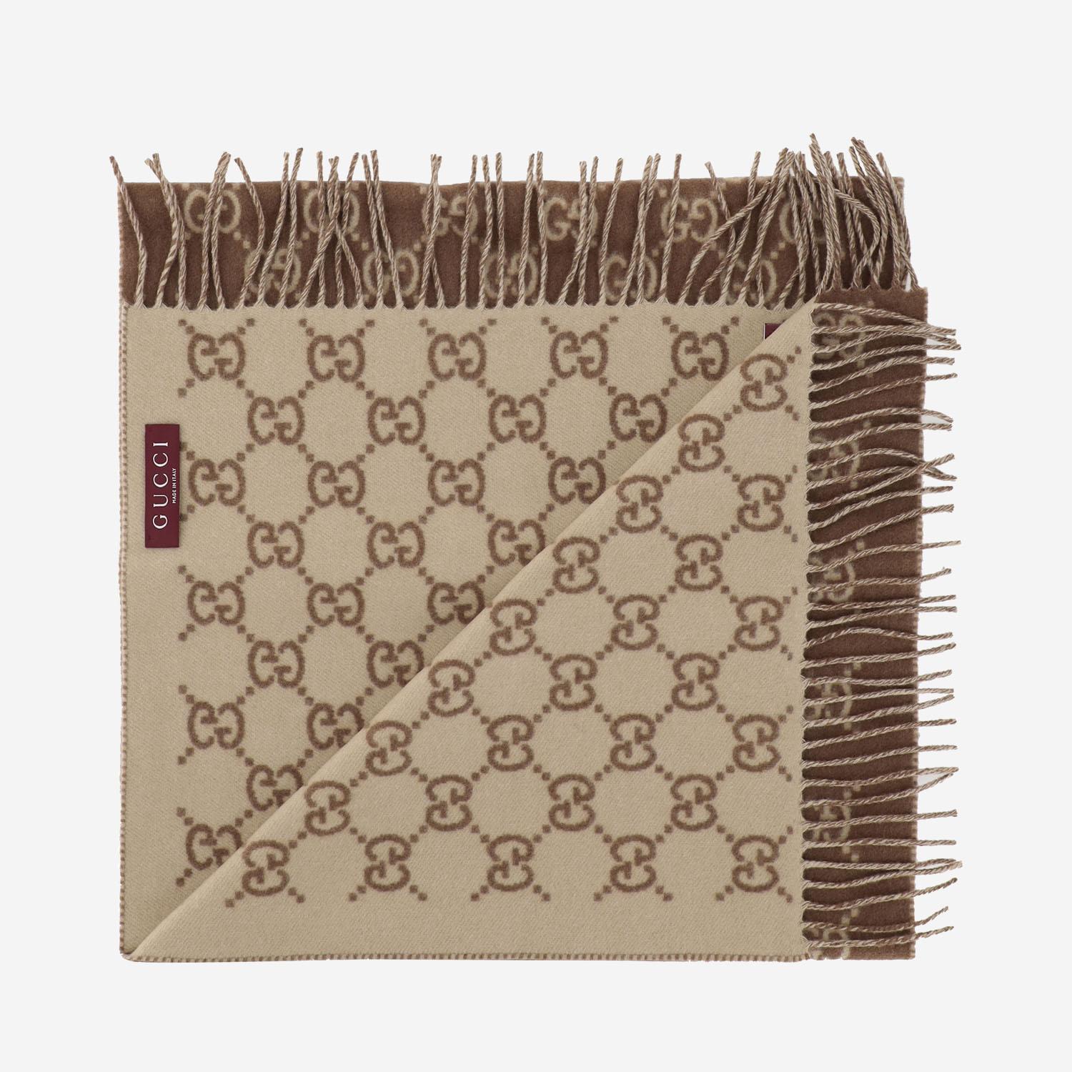 SCIARPA GG IN CASHMERE 812317 3GAC02379 GUCCI