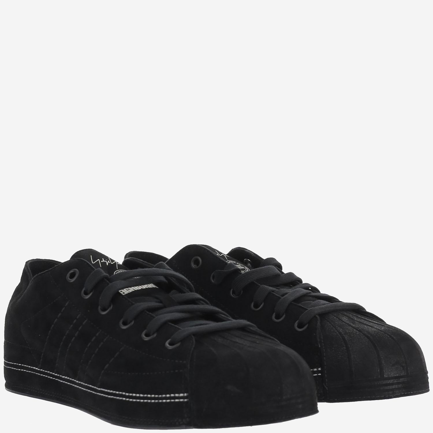 SNEAKERS Y-3 X NEIGHBORHOOD IN PELLE HQ2653 BLACK ADIDAS Y3 X NBDH X DAINESE