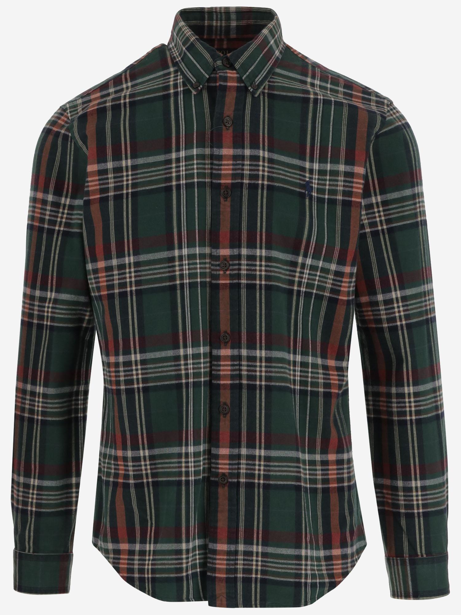 CAMICIA IN COTONE CON MOTIVO CHECK 710P00524 002 POLO RALPH LAUREN