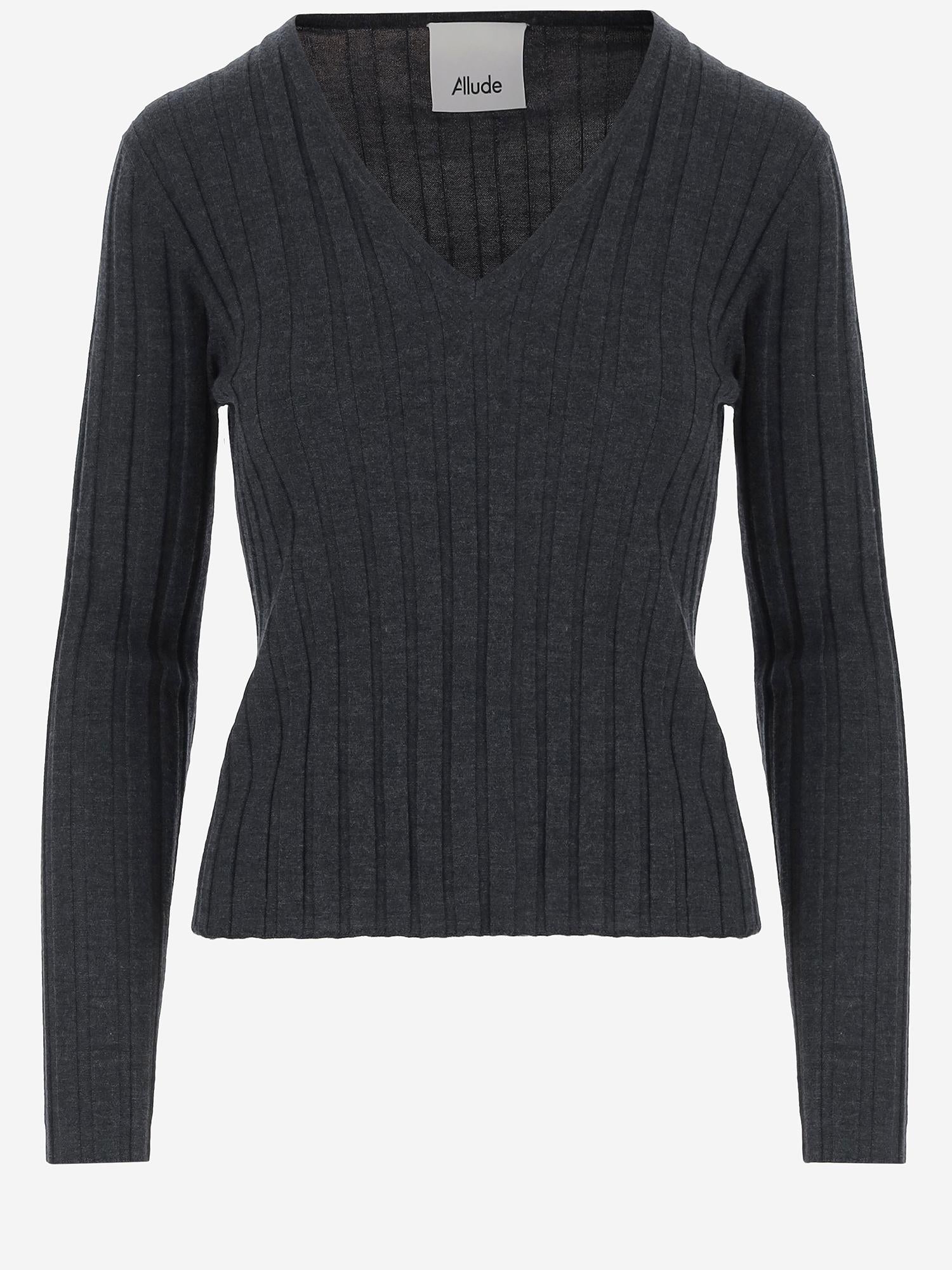 MAGLIONE IN LANA CON MOTIVO A RIGHE 25564024 484 ALLUDE
