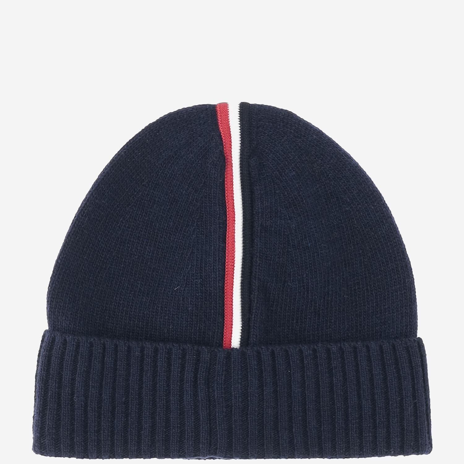 BERRETTO IN LANA CON LOGO 3B00001M1241 745 MONCLER ENFANTS