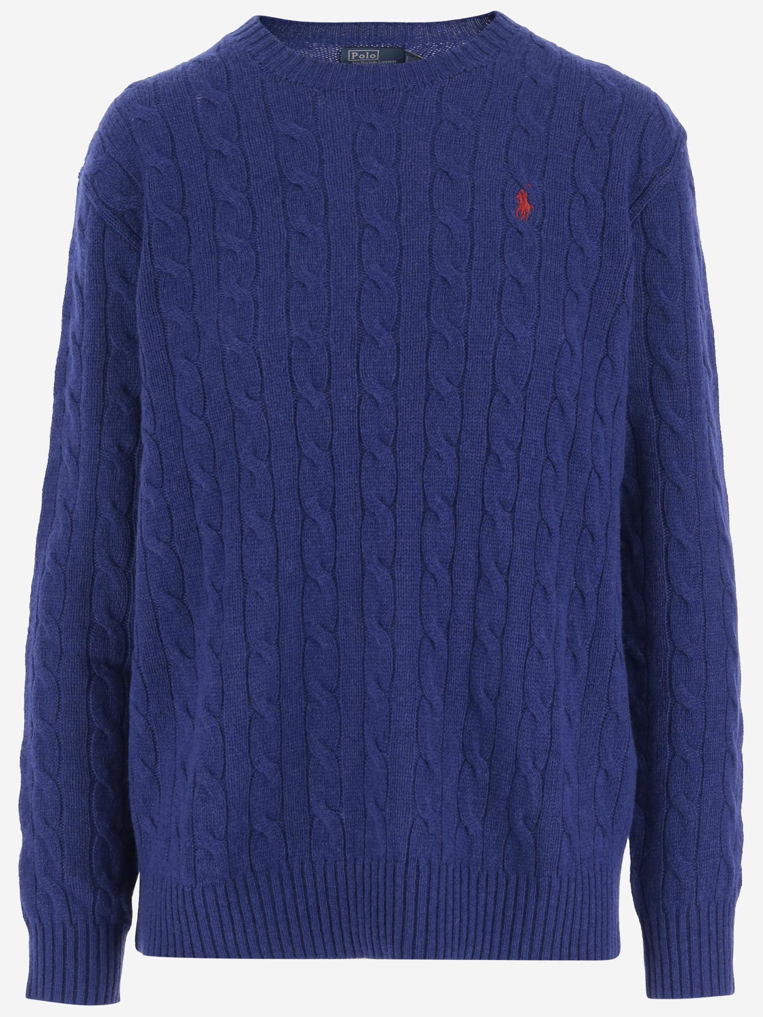 Maglione in lana e cashmere con logo 211972115 005 POLO RALPH LAUREN
