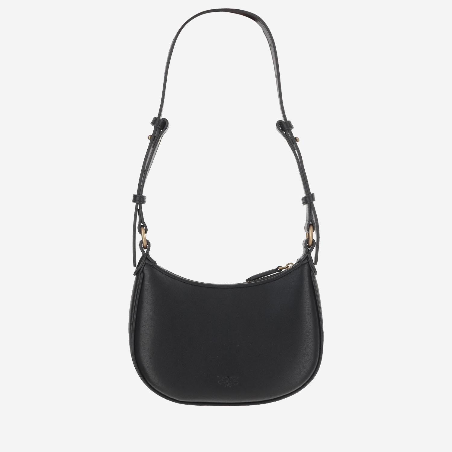 BORSA A SPALLA BABY HALF MOON IN PELLE 103538 A0F1Z99Q PINKO
