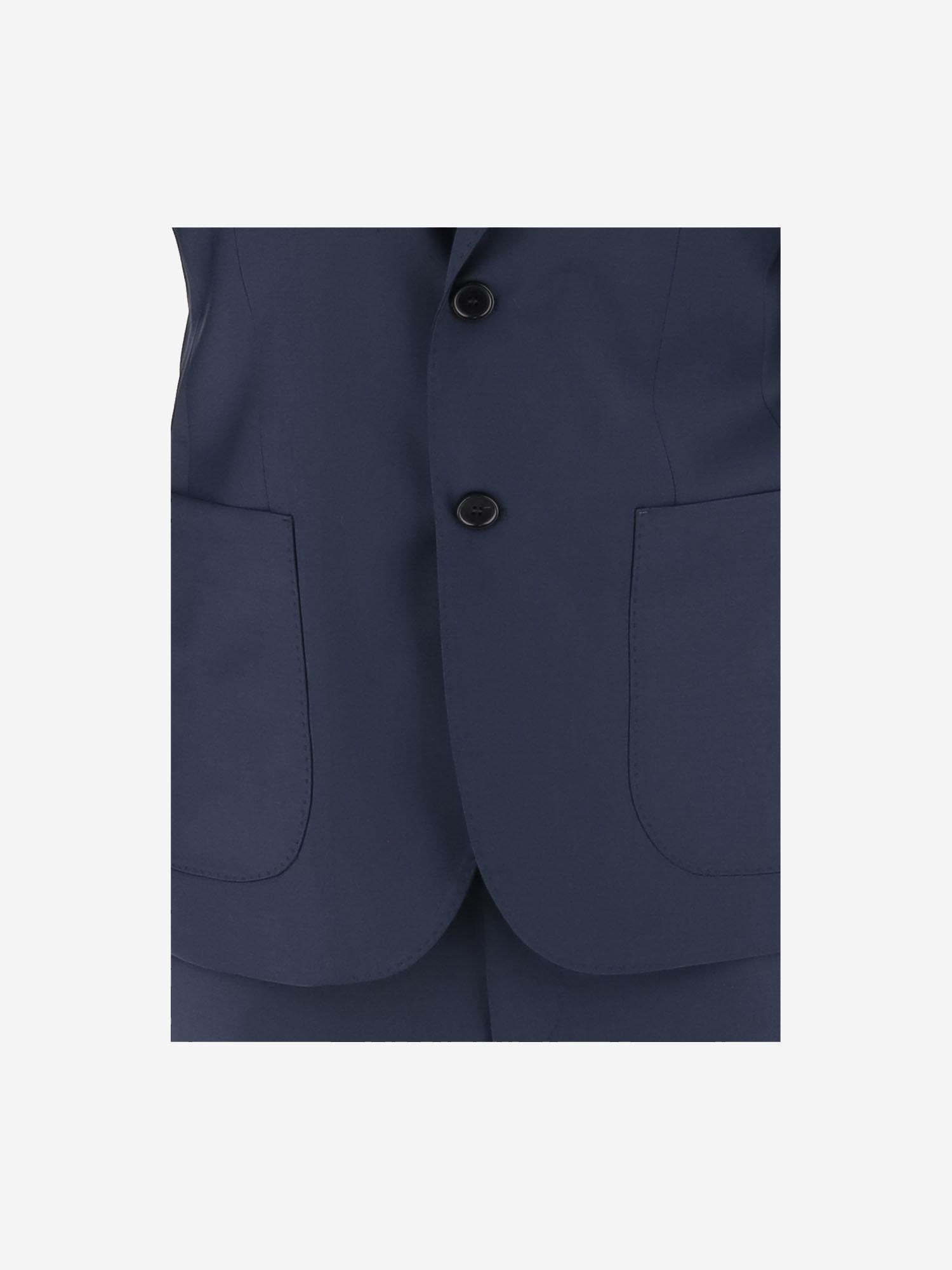 Stretch wool canvas suit NAPOLI JK00032125 BRIAN DALES
