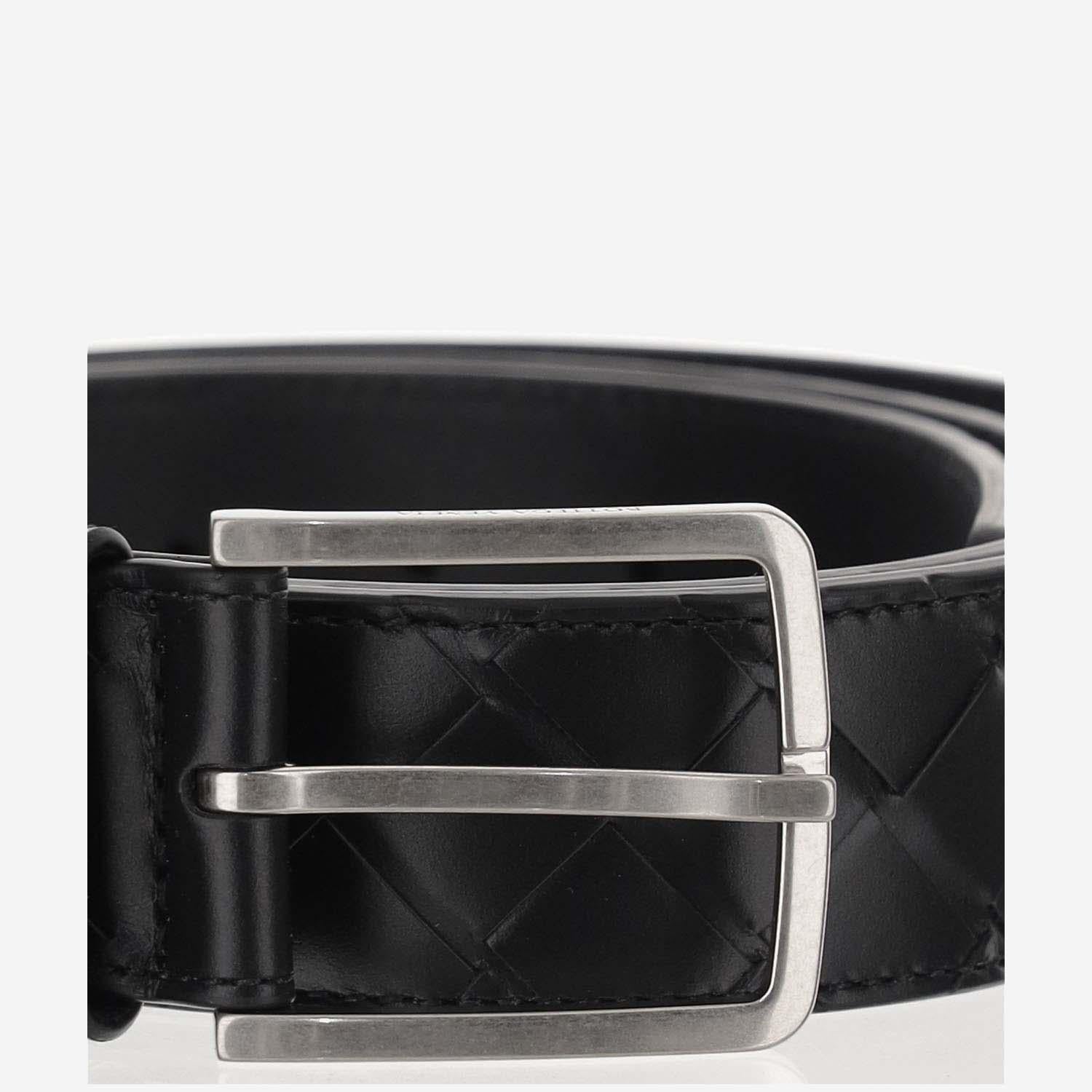 CINTURA INTRECCIATO IN PELLE 609182 V3IM18803 BOTTEGA VENETA