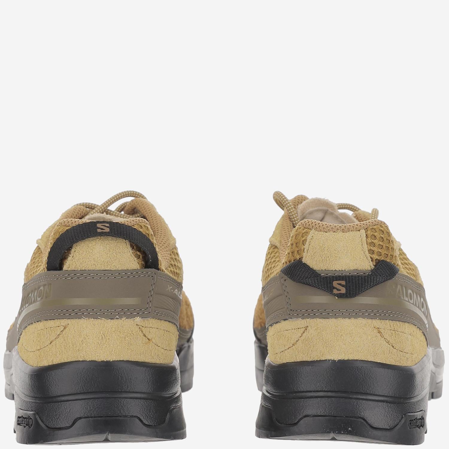 SNEAKERS X-ALP IN PELLE SCAMOSCIATA L47876300 BronzeBrownWoodThrushSafari SALOMON